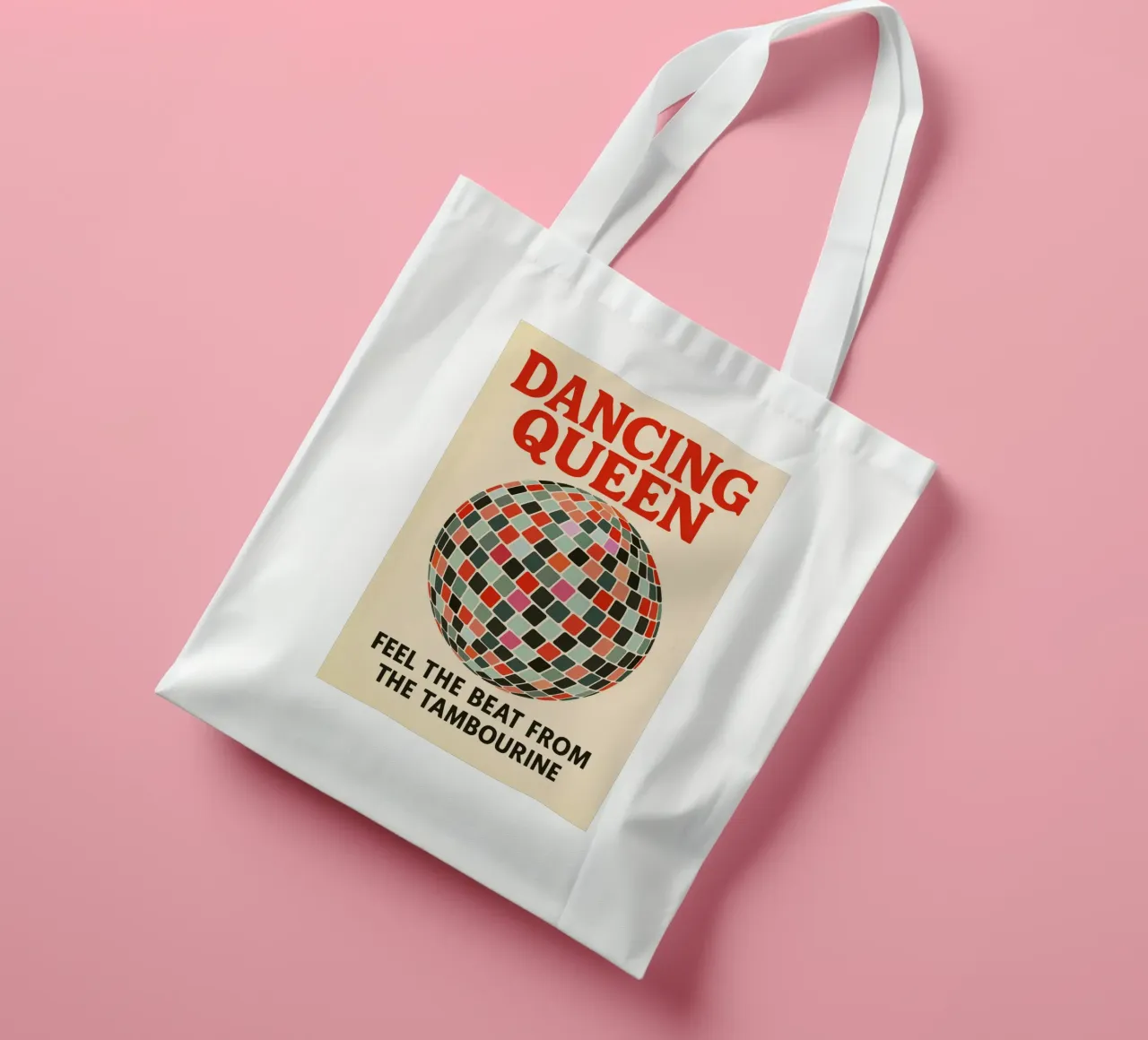 ABBA Poster – Retro Disco Vibes borsa in juta da Studio Mooodz