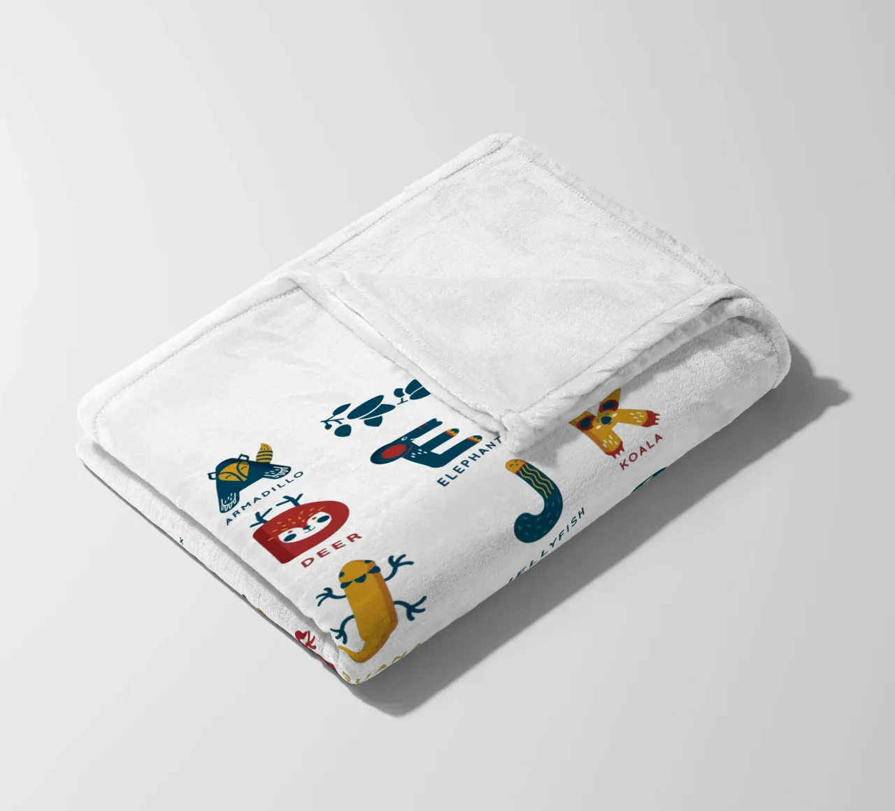 il mio primo alfabeto coperta in pile da BABY ART PRINTS