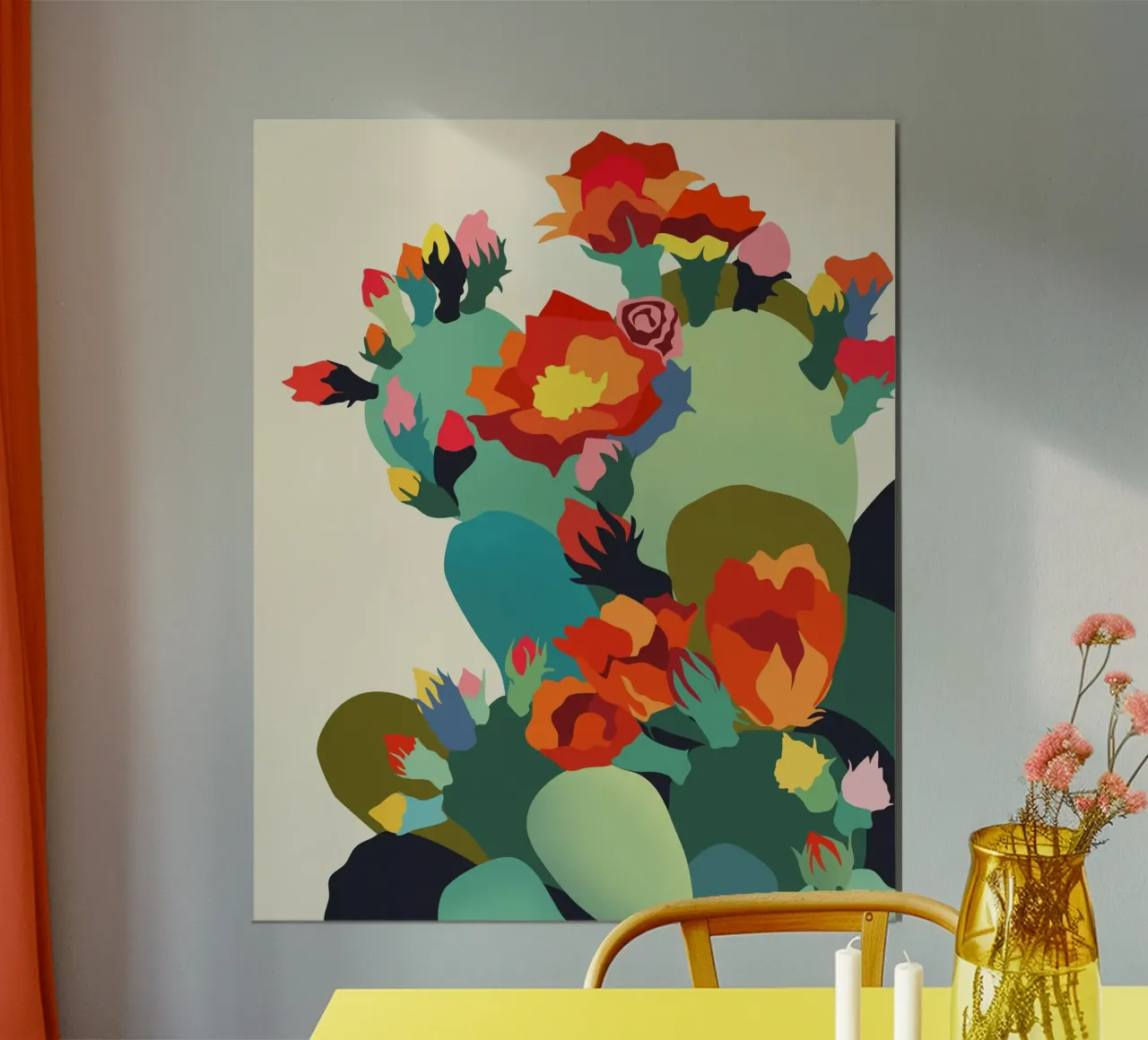 How Cactus Got It's Groove Back | Nature Botanical Plants poster by 83oranges