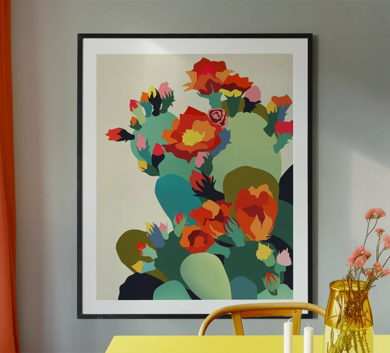 How Cactus Got It's Groove Back | Nature Botanical Plants poster by 83oranges