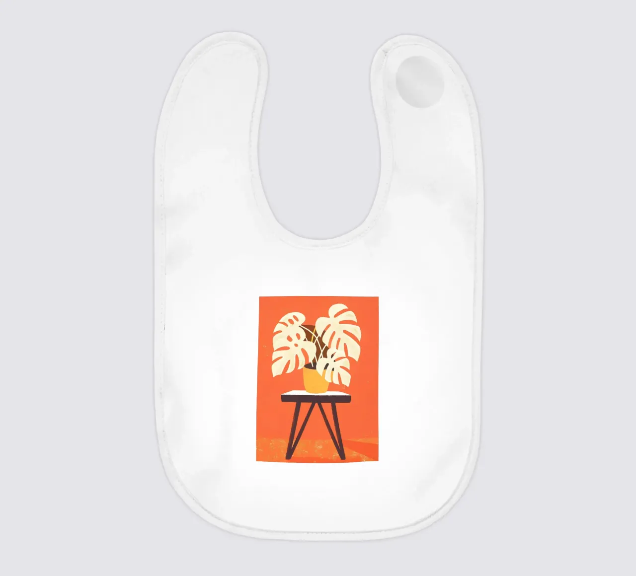 Monstera Retro Pop Flower bavaglino da THE LATEST SHOP
