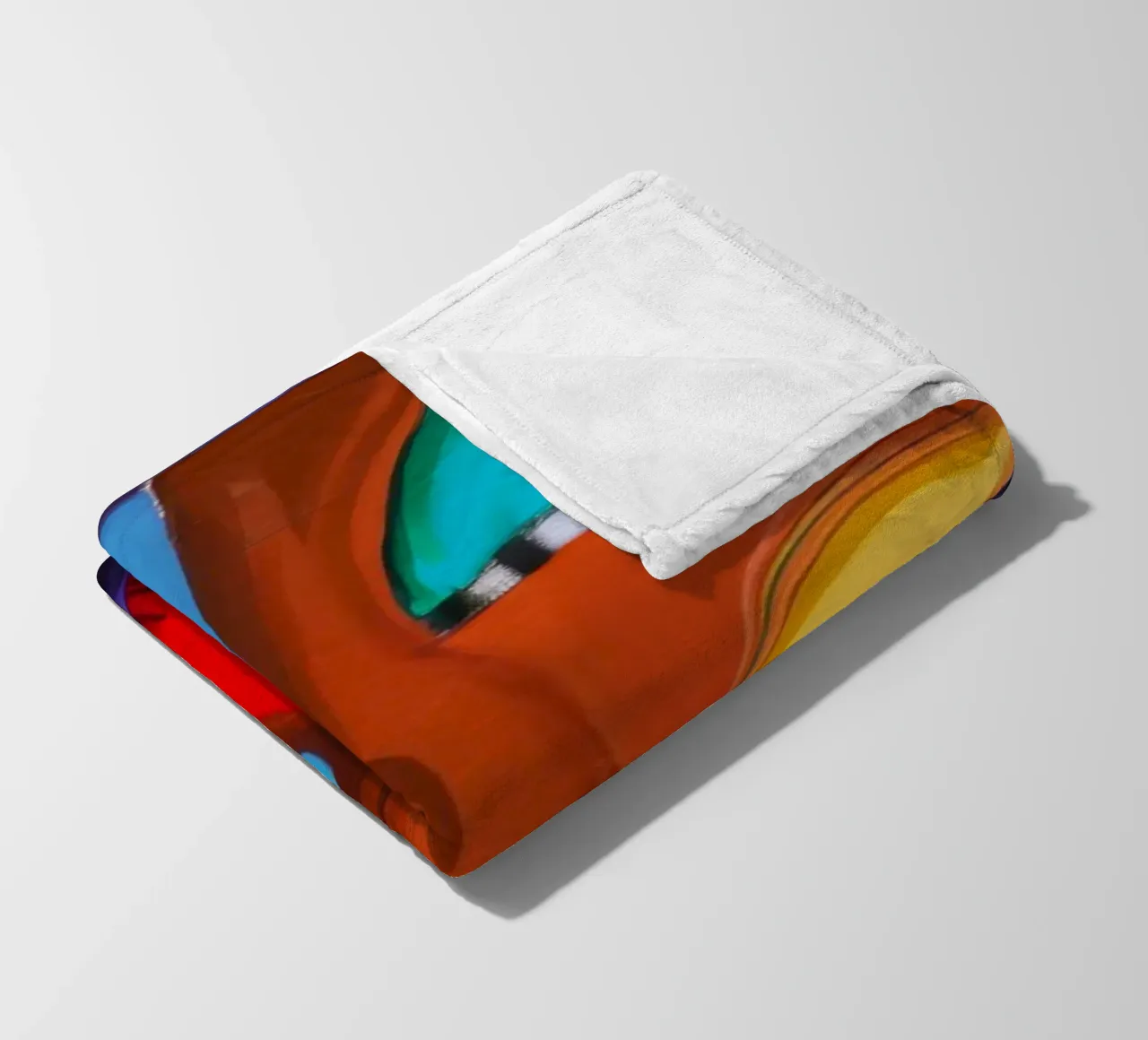 Surreal Eye Wonderland fleece blanket by Monarco Virtuoso