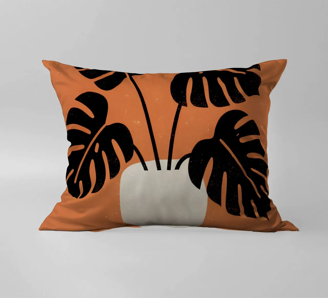 Monstera Retro Pop Flower cuscino da THE LATEST SHOP