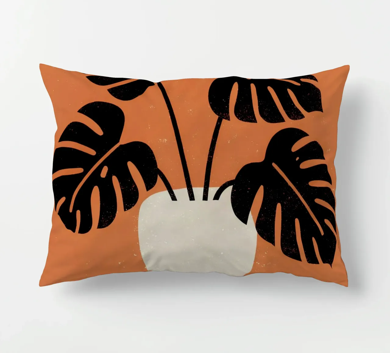 Monstera Retro Pop Flower cuscino da THE LATEST SHOP
