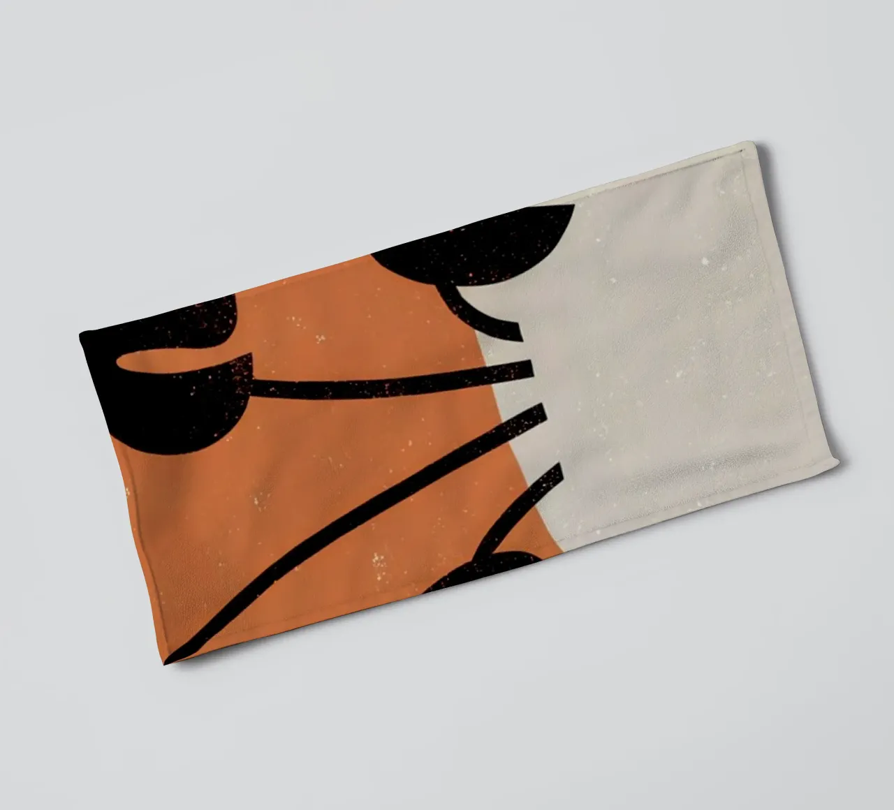 Monstera Retro Pop Flower asciugamano da bagno da THE LATEST SHOP