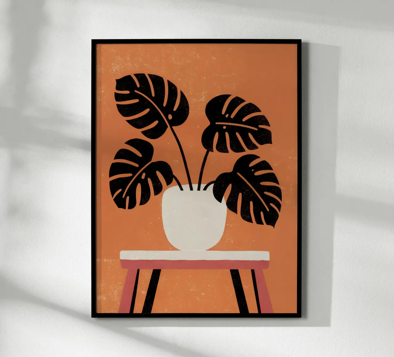 Monstera Retro Pop Flower carta hahnemühle da THE LATEST SHOP