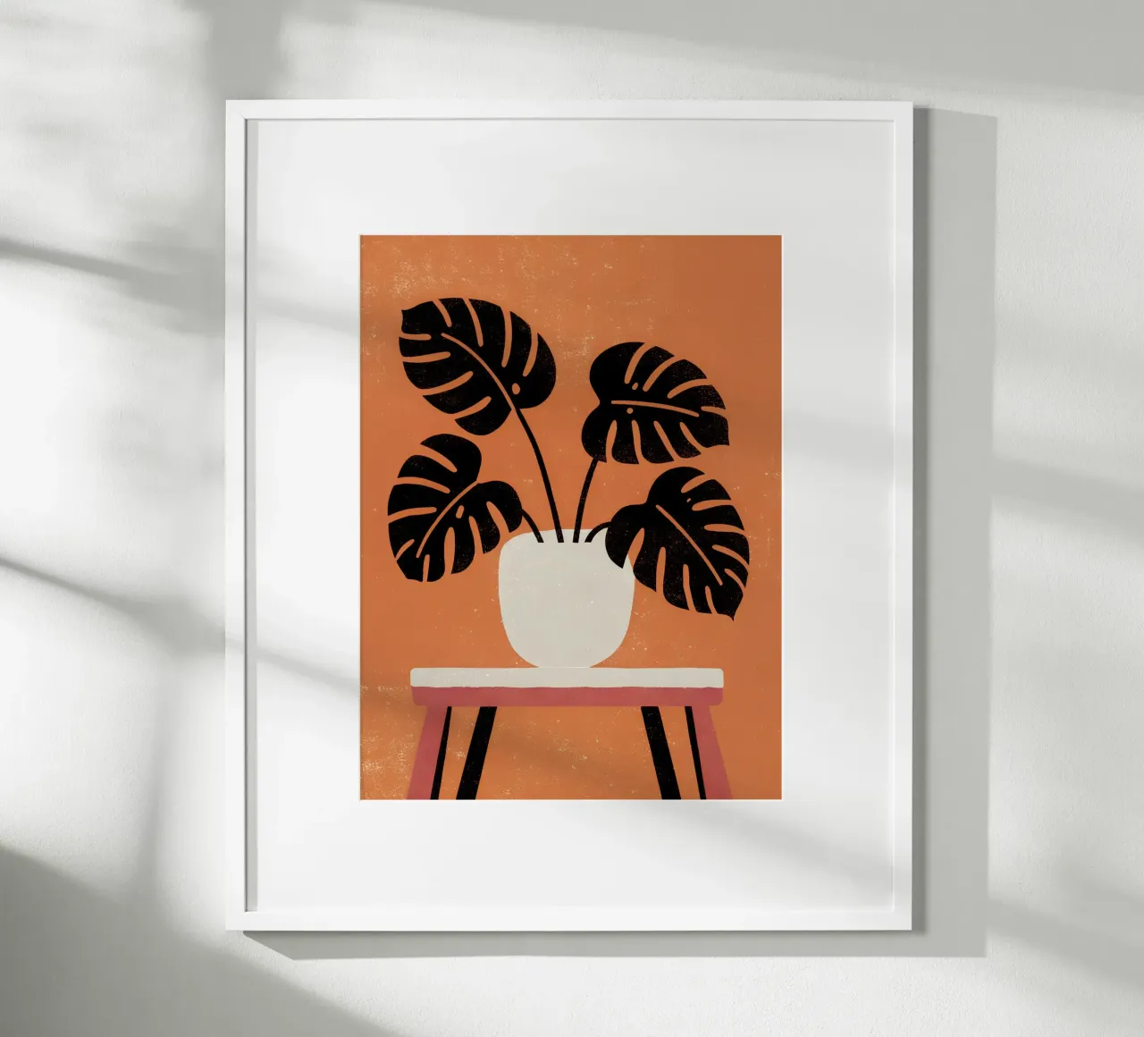 Monstera Retro Pop Flower carta hahnemühle da THE LATEST SHOP