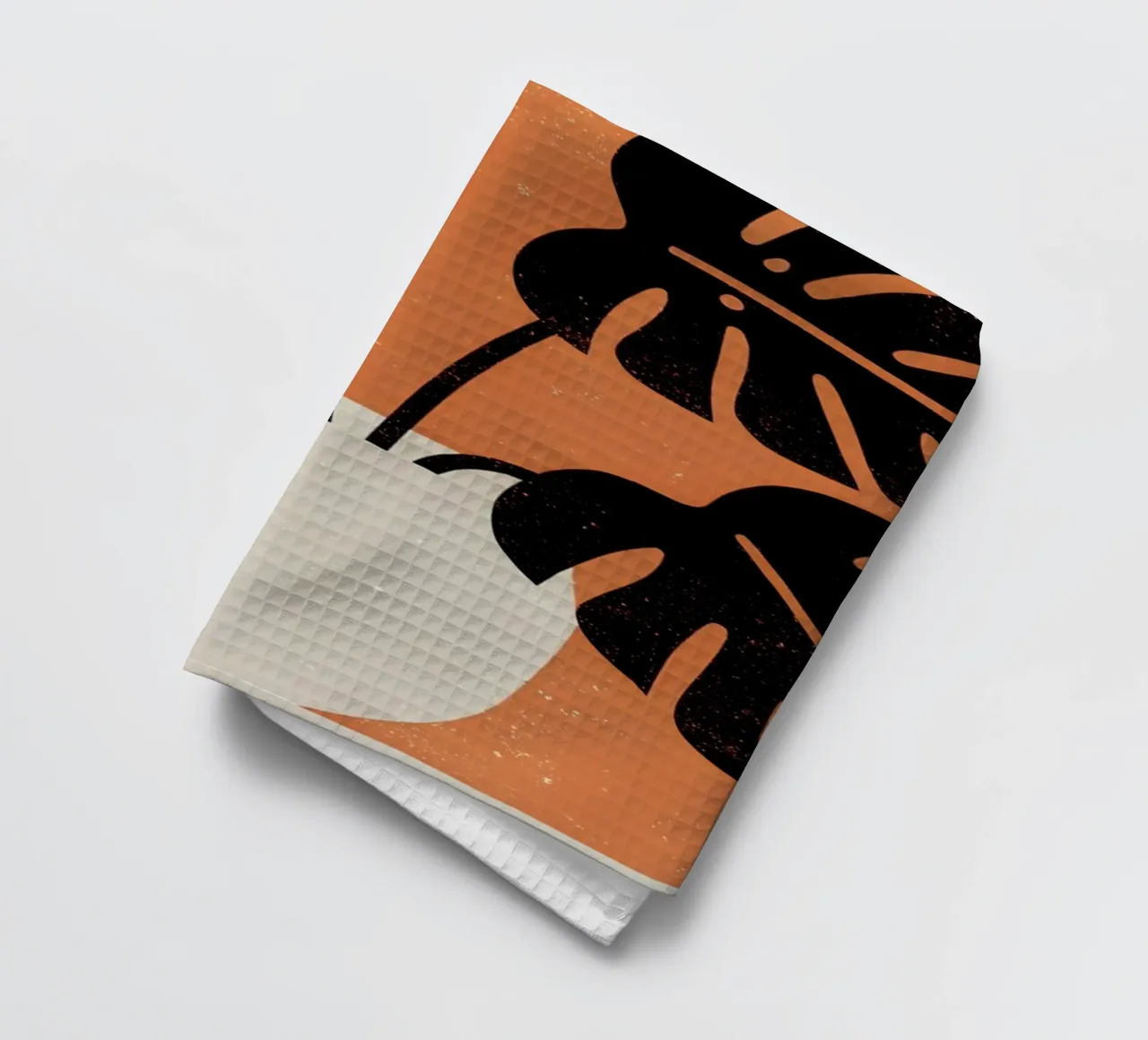 Monstera Retro Pop Flower torchon de THE LATEST SHOP