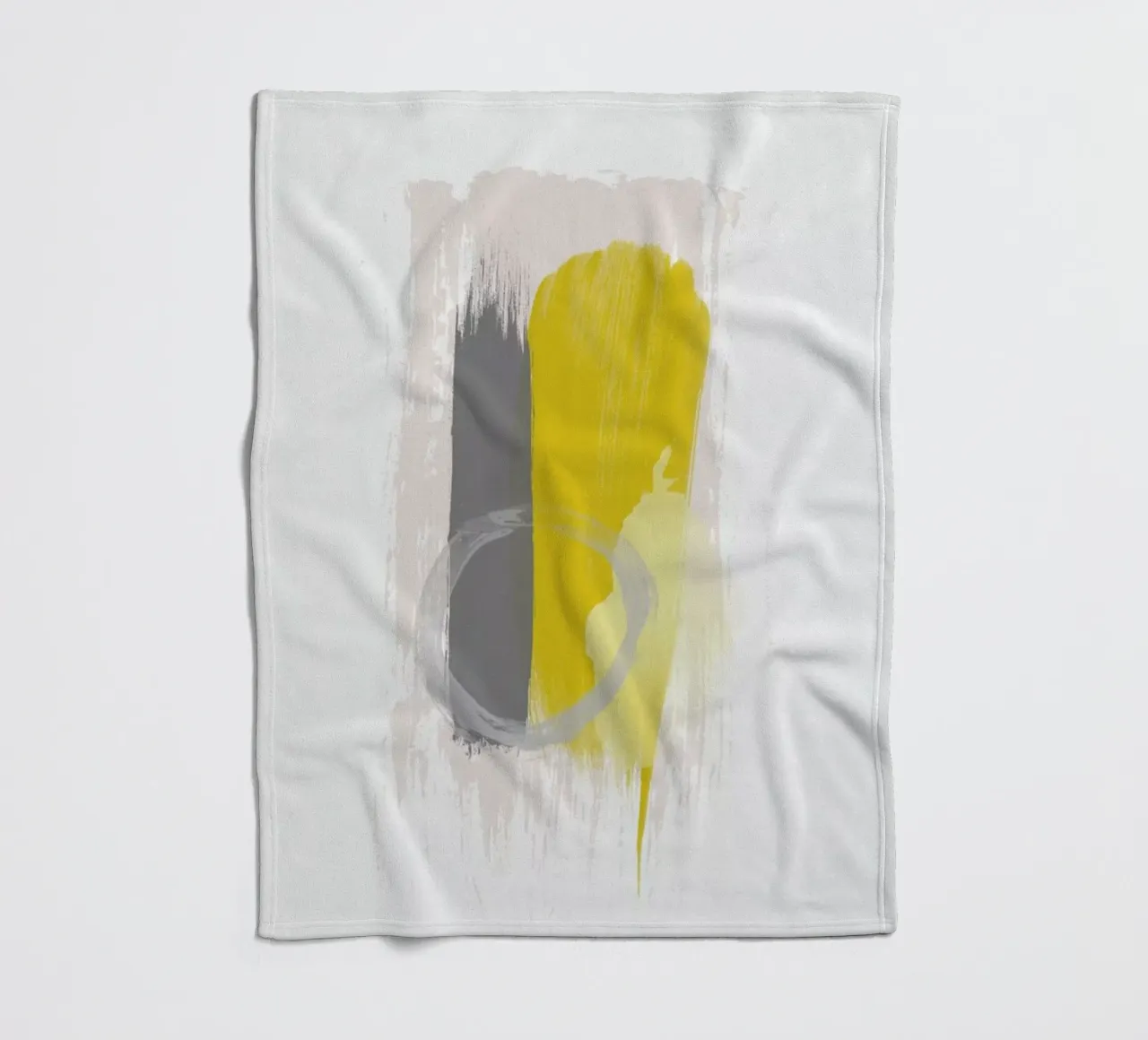 Grey and Yellow coperta in pile da Pure
