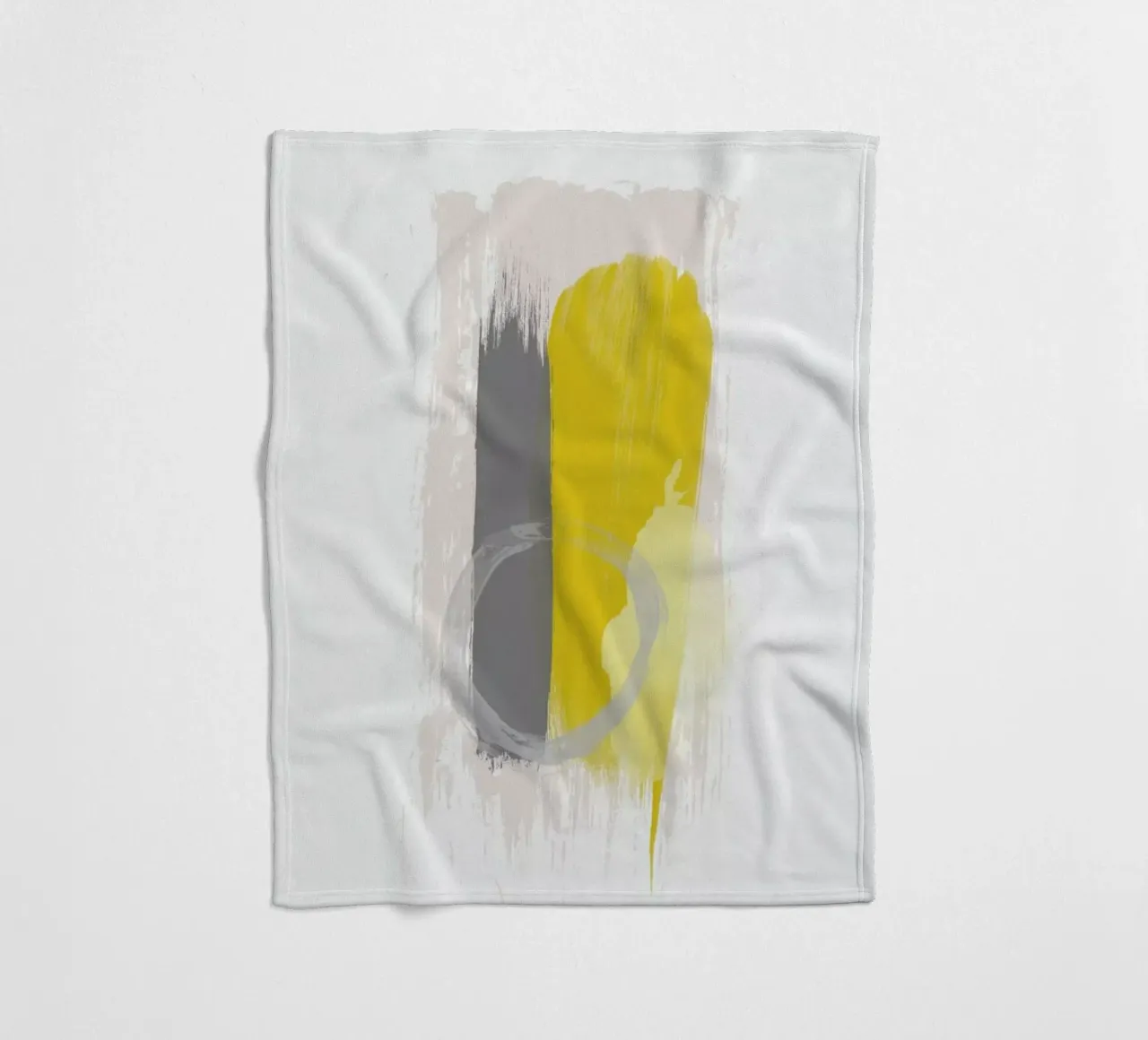 Grey and Yellow coperta in pile da Pure