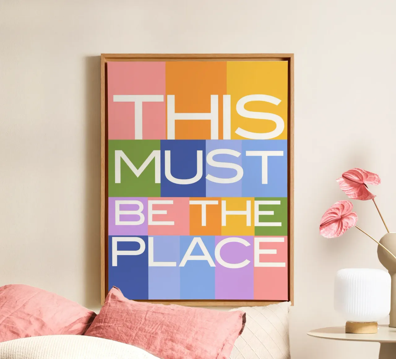 This Must Be The Place tela con Cornice a cassetta da Gale Switzer