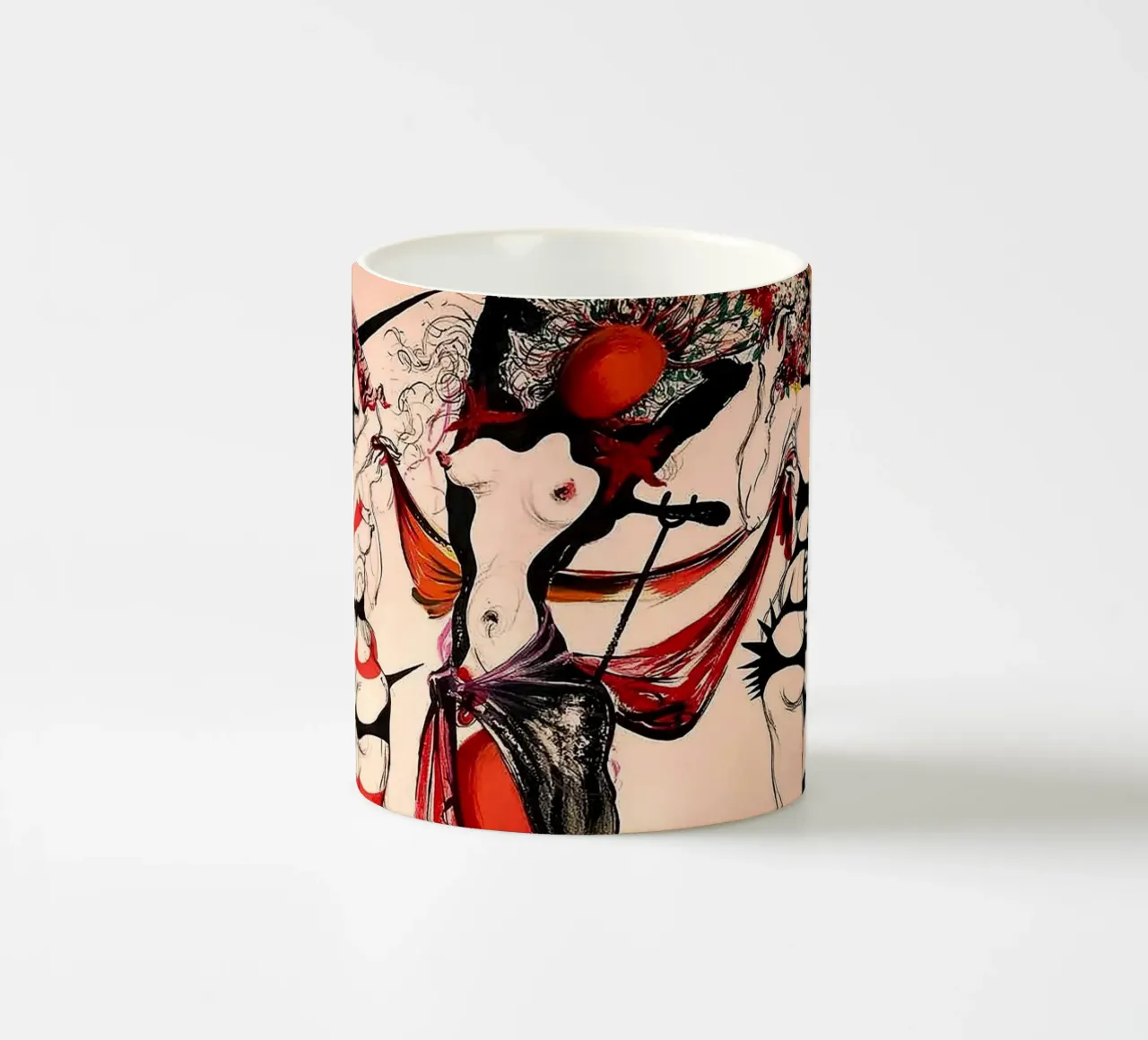 Fiori di donna tazza in ceramica da Ettyhmoz