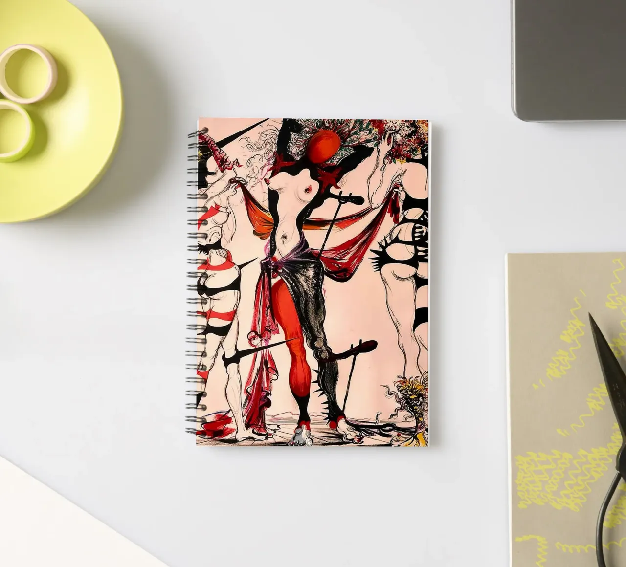 Women flowers spiral notebook by Ettyhmoz