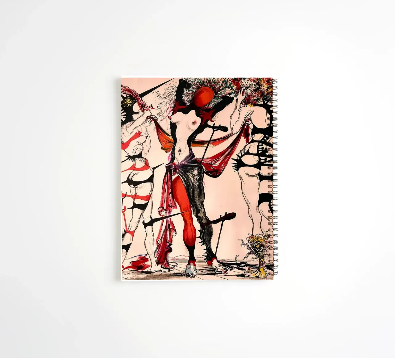 Women flowers spiral notebook by Ettyhmoz