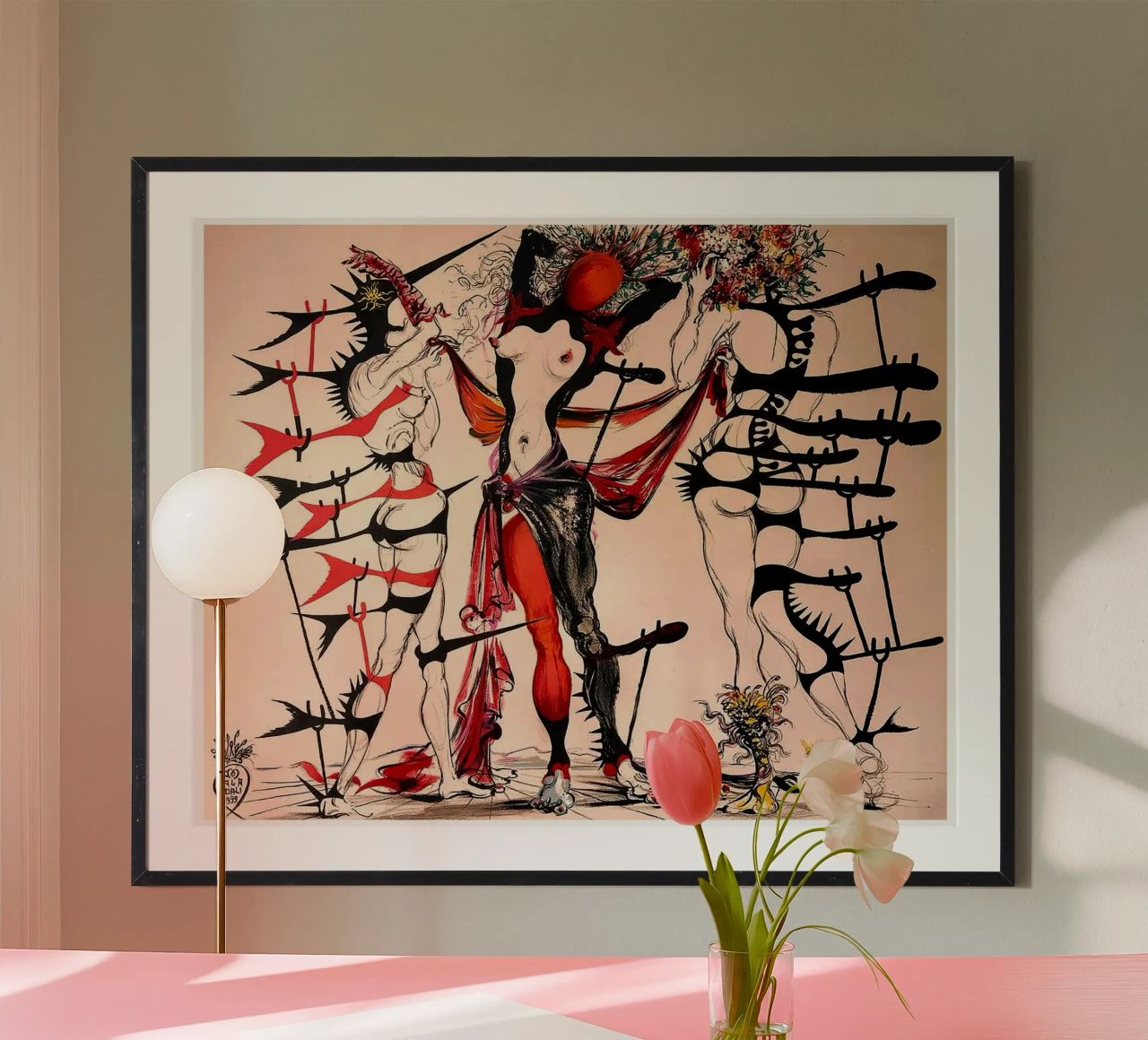Femmes fleurs poster de Ettyhmoz