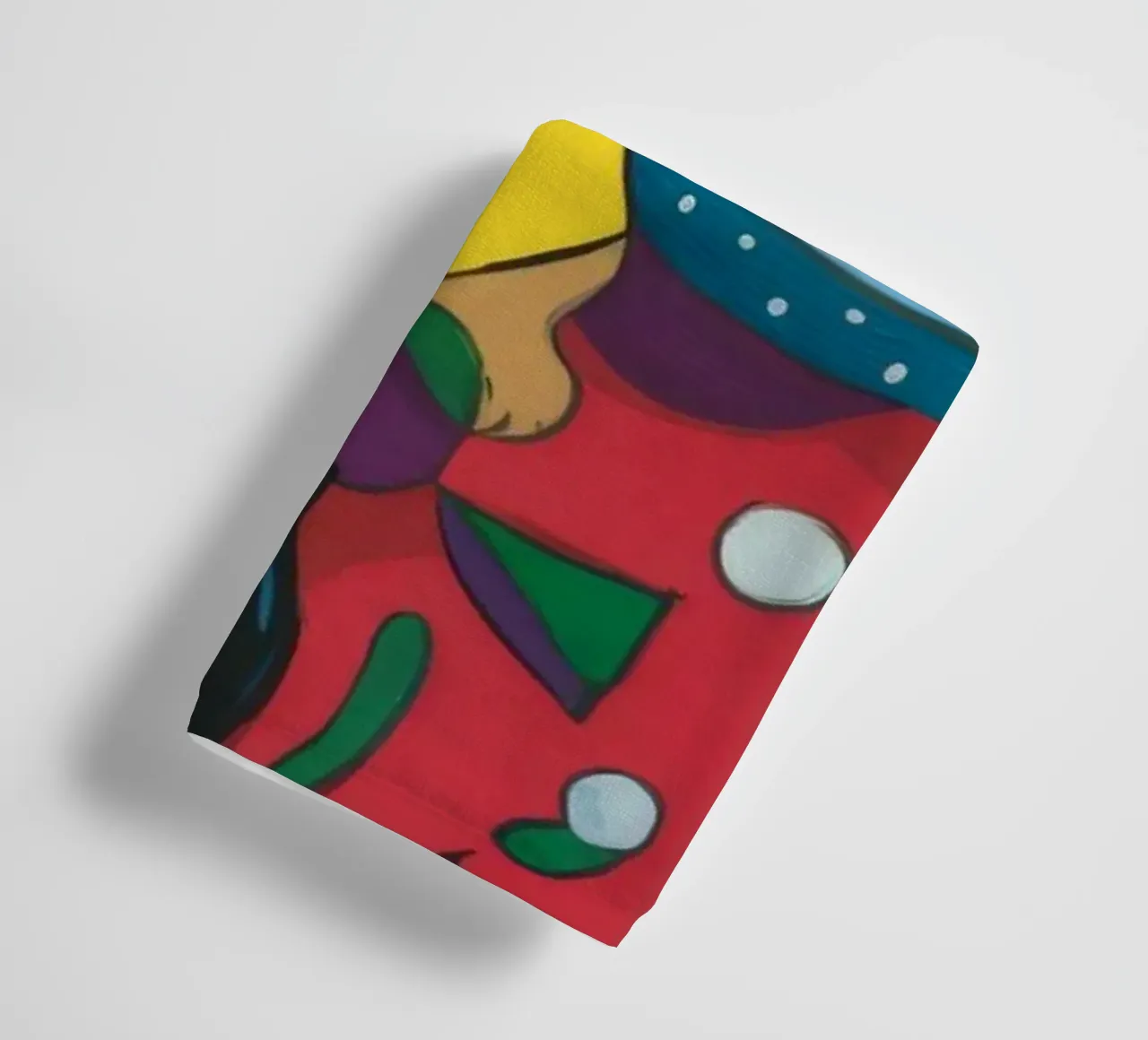 Levendige abstracte symfonie badhanddoek van Monarco Virtuoso