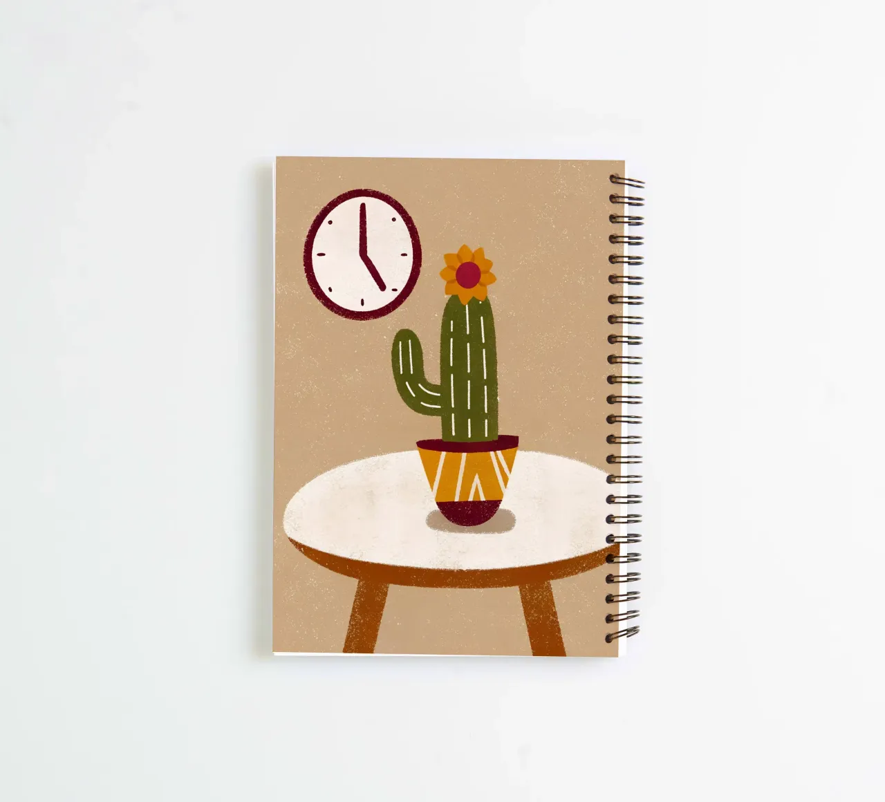 Retro Pop Cactus spiral notebook by THE LATEST SHOP