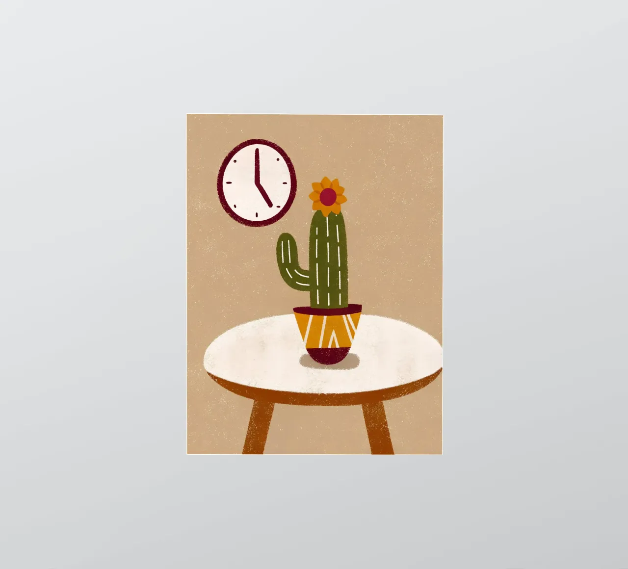 Retro Pop Cactus adesivo da THE LATEST SHOP