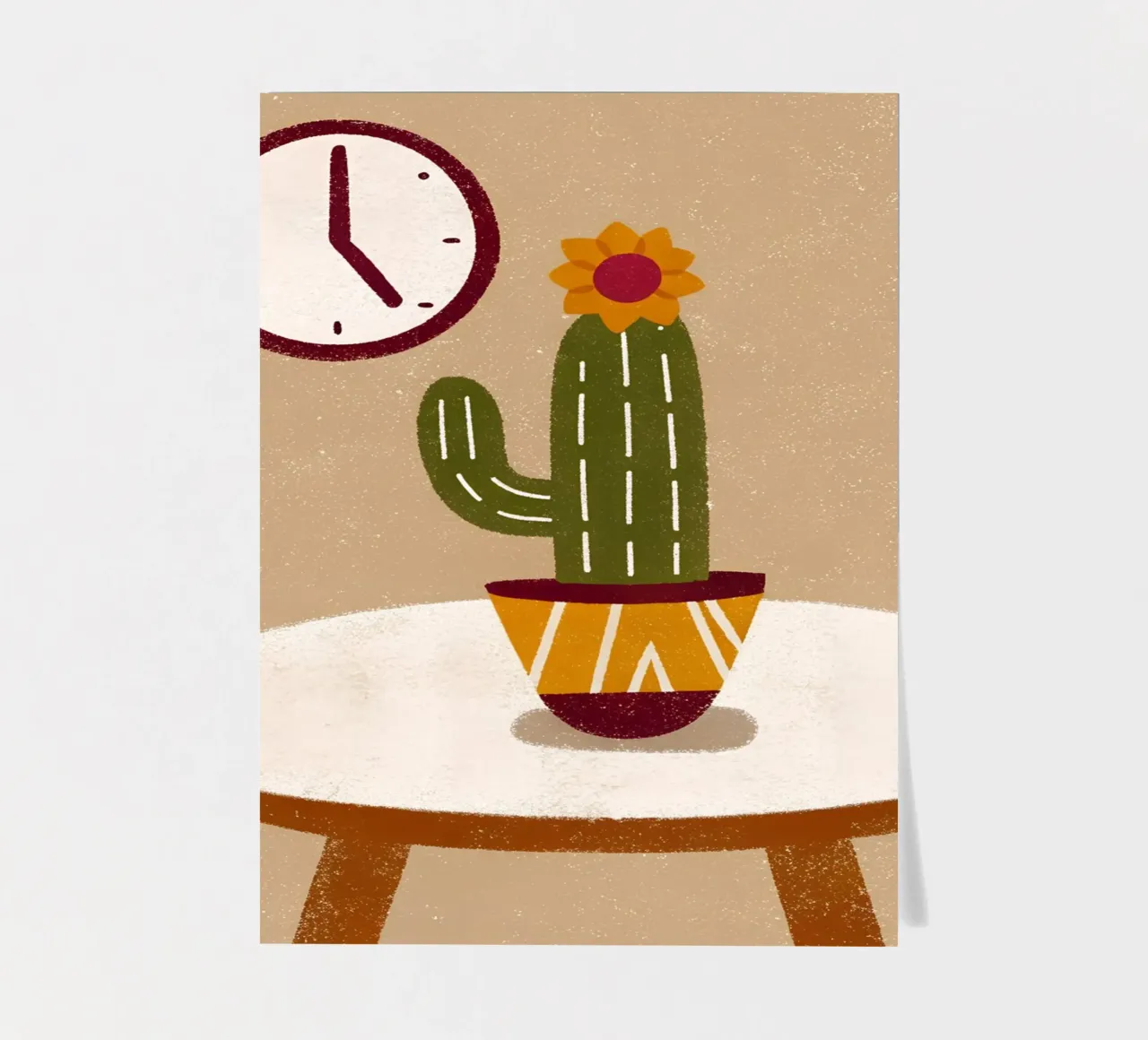 Retro Pop Cactus foglio adesivo da THE LATEST SHOP