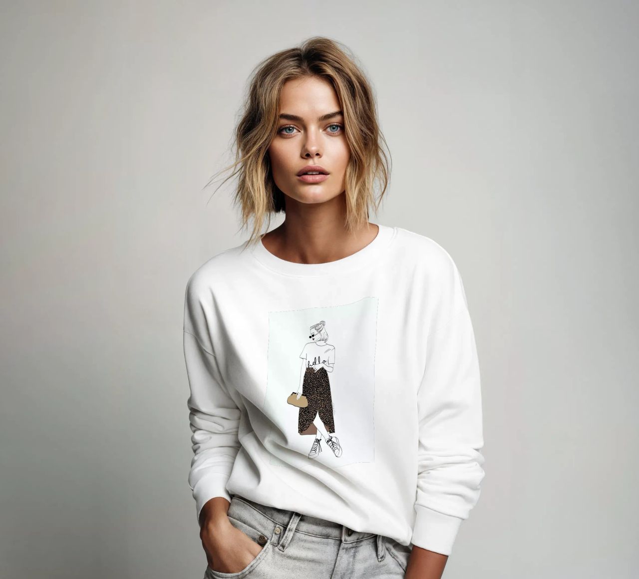 Hello Leo sudadera de Nathys_illustration