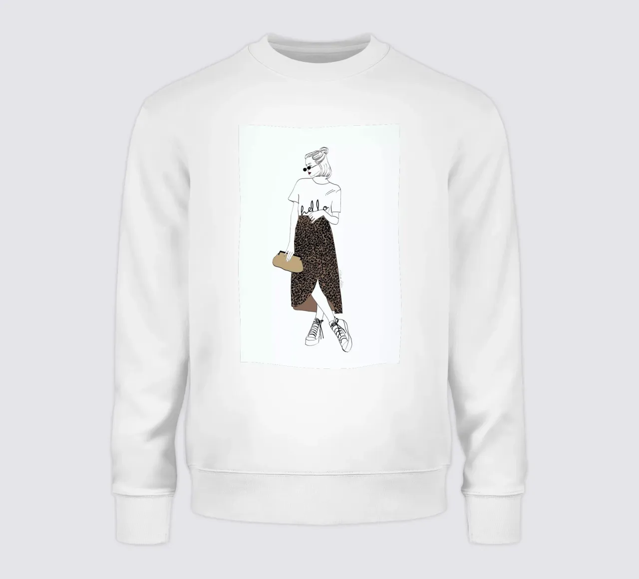 Hello Leo sweatshirt by Nathys_illustration