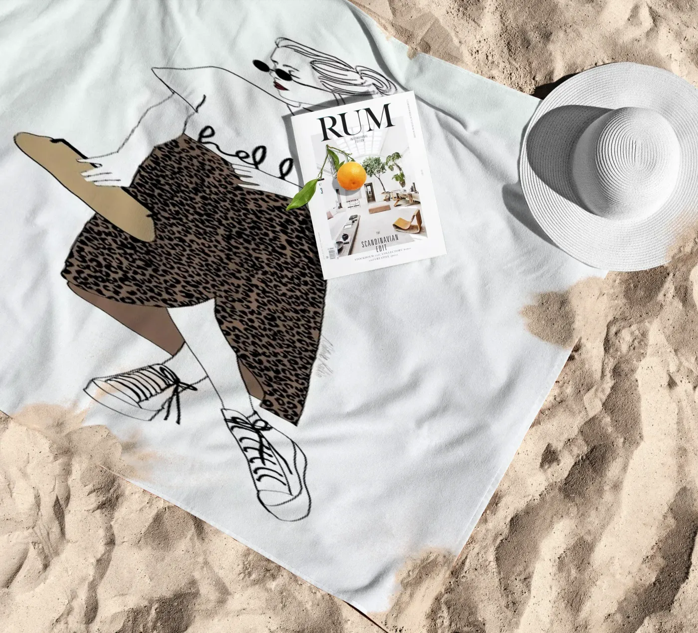 Hello Leo telo mare da Nathys_illustration