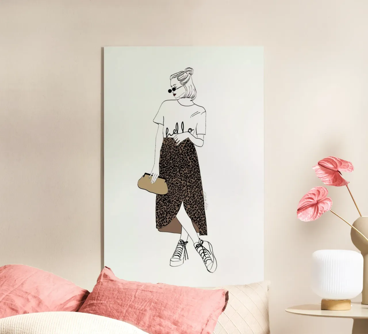 Hello Leo plexiglass da Nathys_illustration