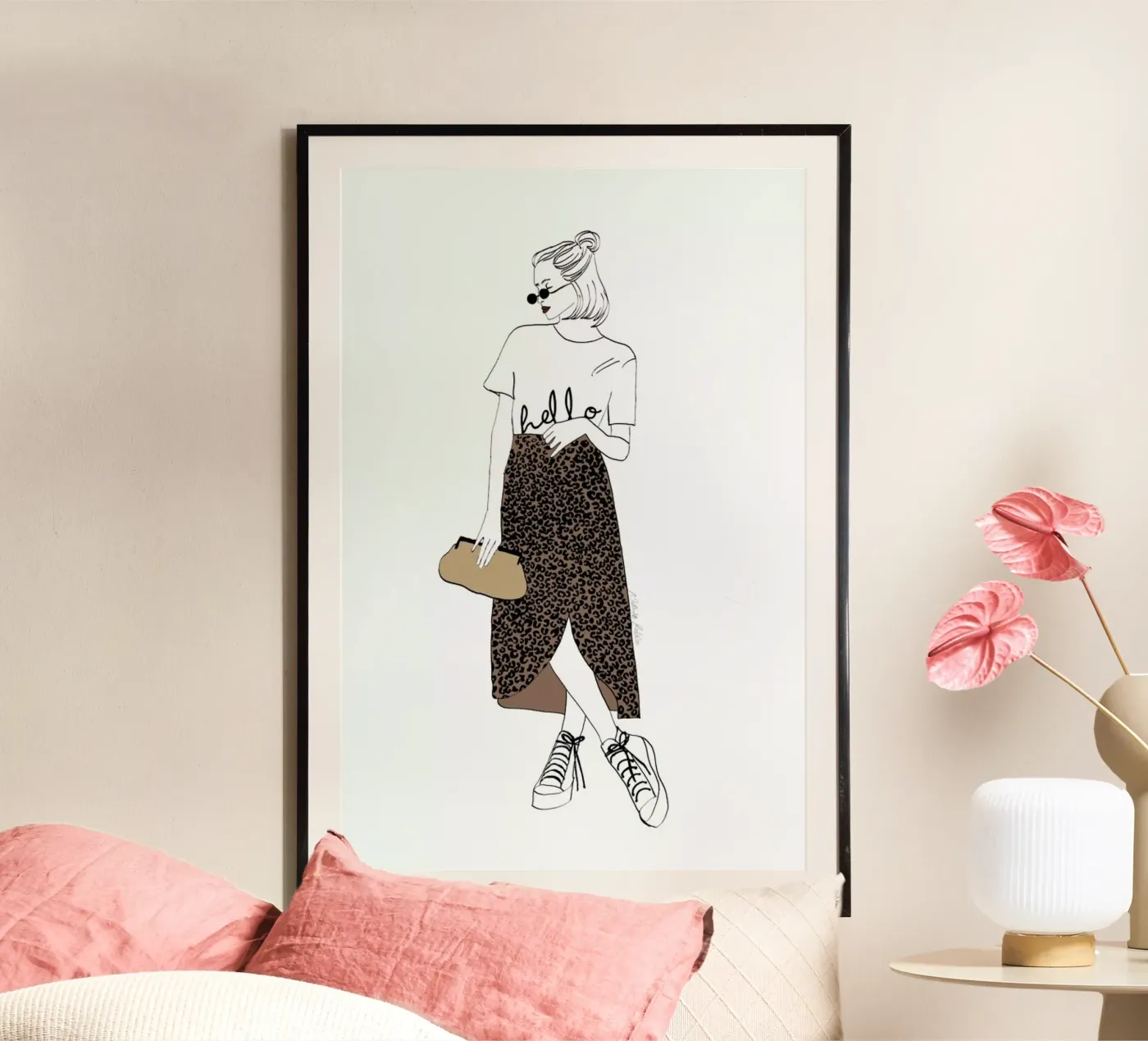 Hello Leo poster da Nathys_illustration