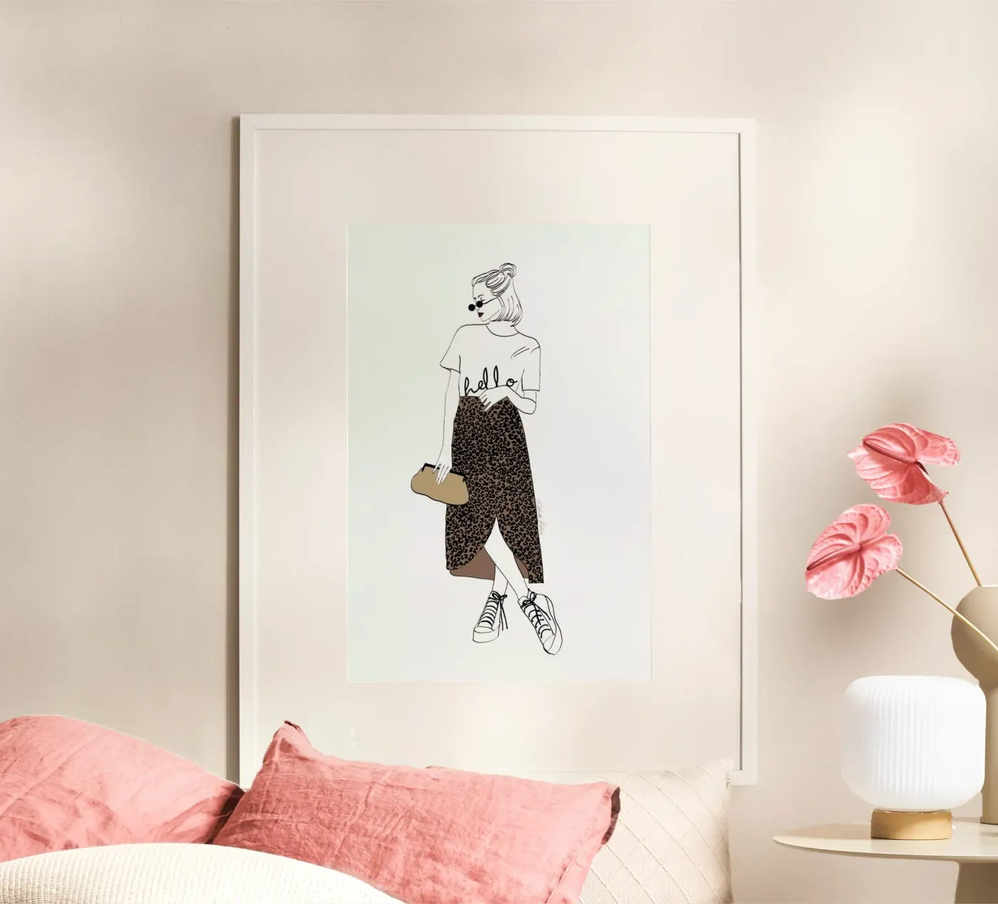 Hello Leo poster da Nathys_illustration