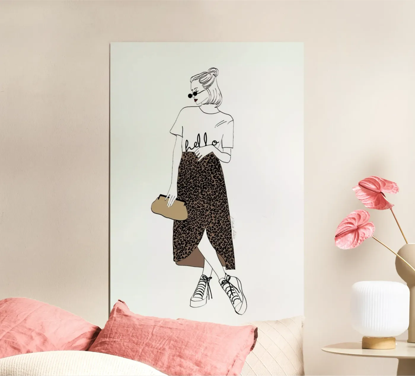 Hello Leo poster da Nathys_illustration