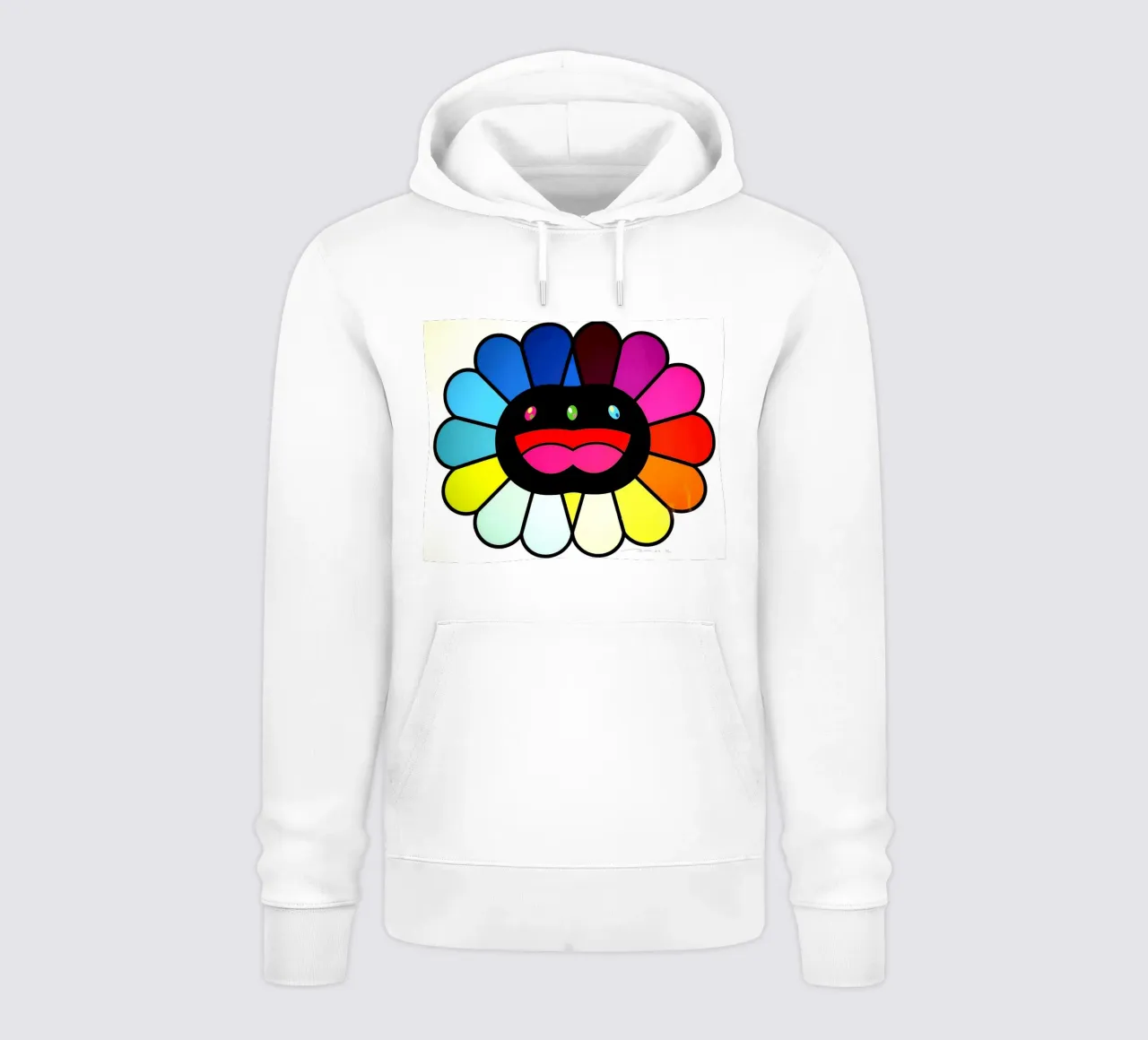 Multicolor Double Face felpa con cappuccio da Ettyhmoz