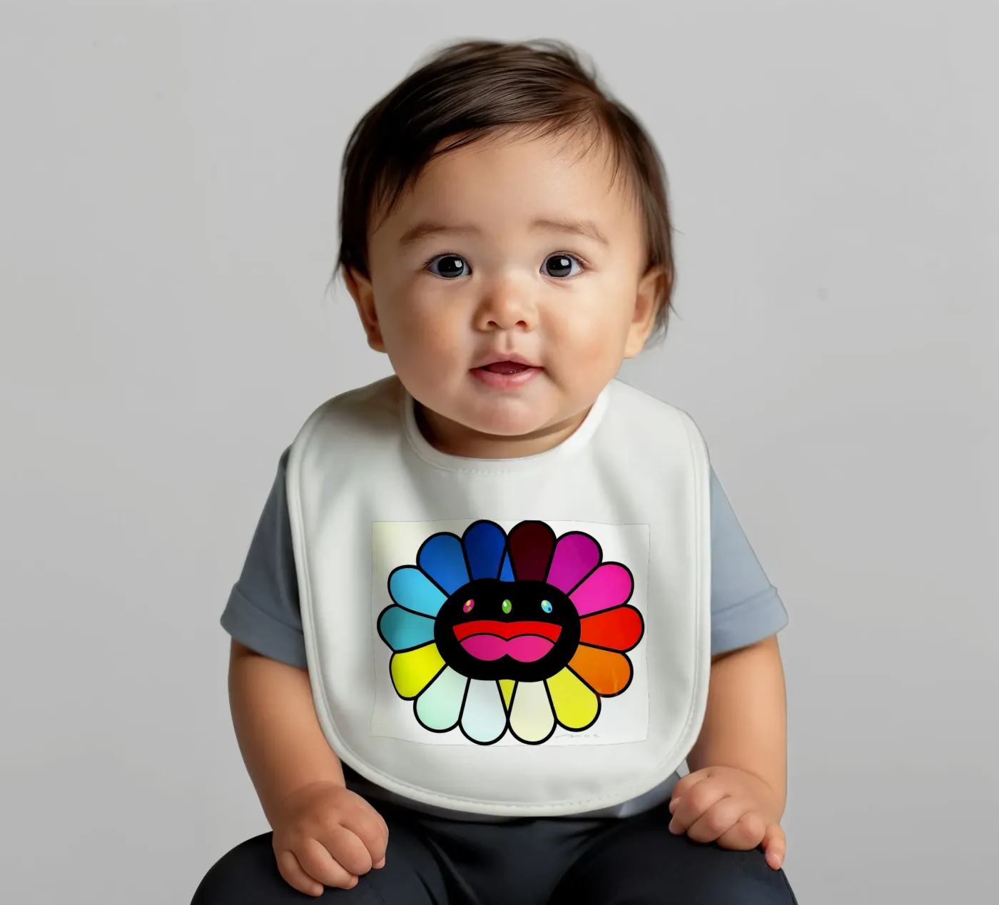 Multicolor Double Face bavaglino da Ettyhmoz