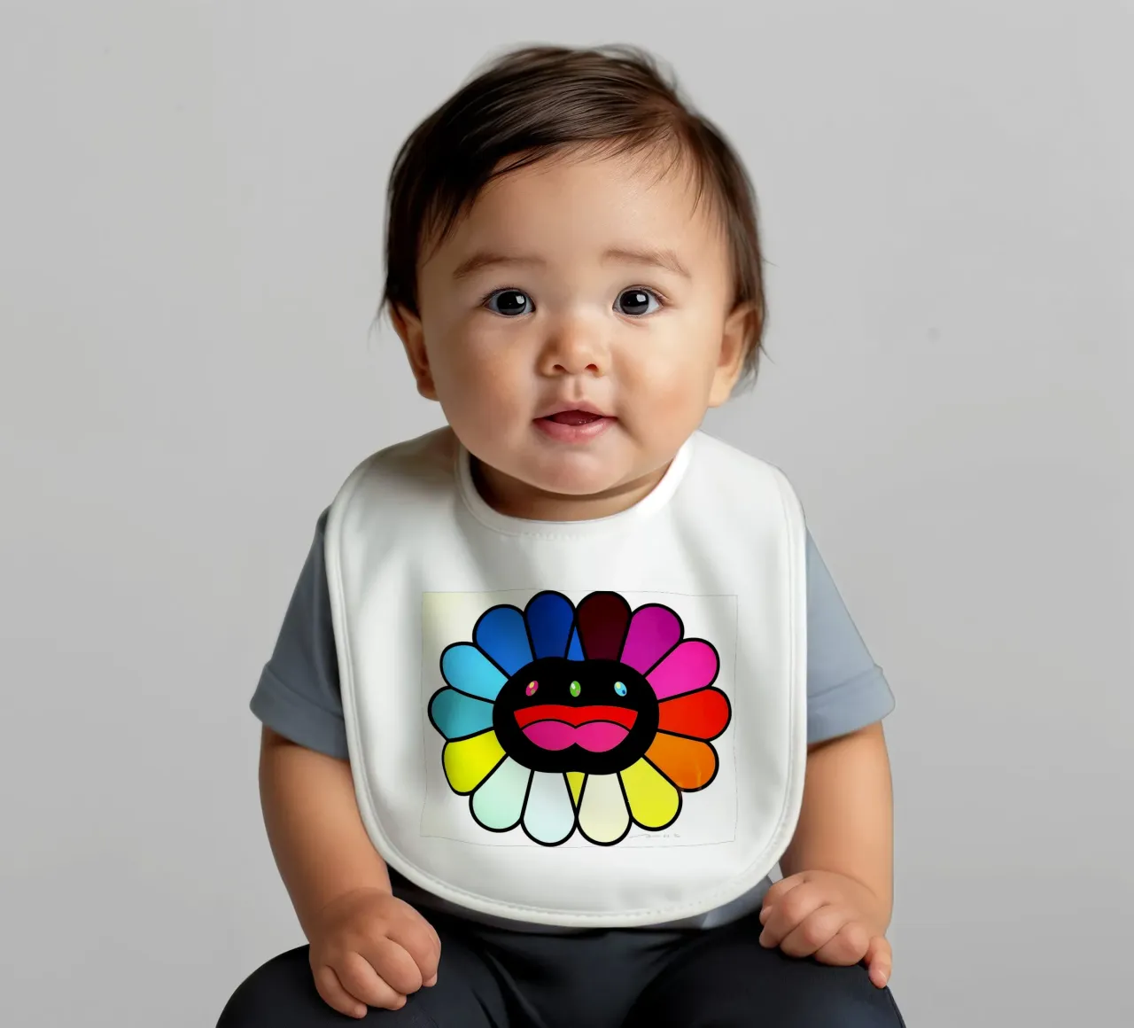 Multicolor Double Face bavaglino da Ettyhmoz