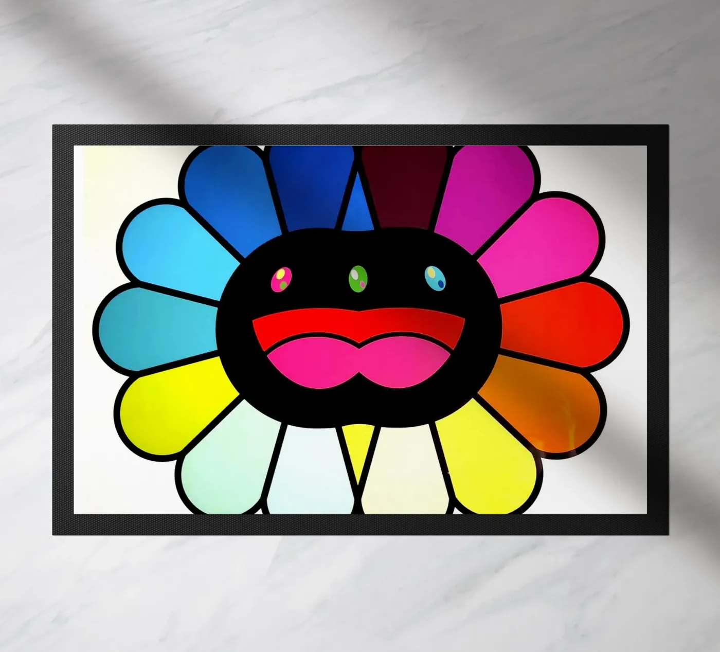Multicolor Double Face doormat by Ettyhmoz