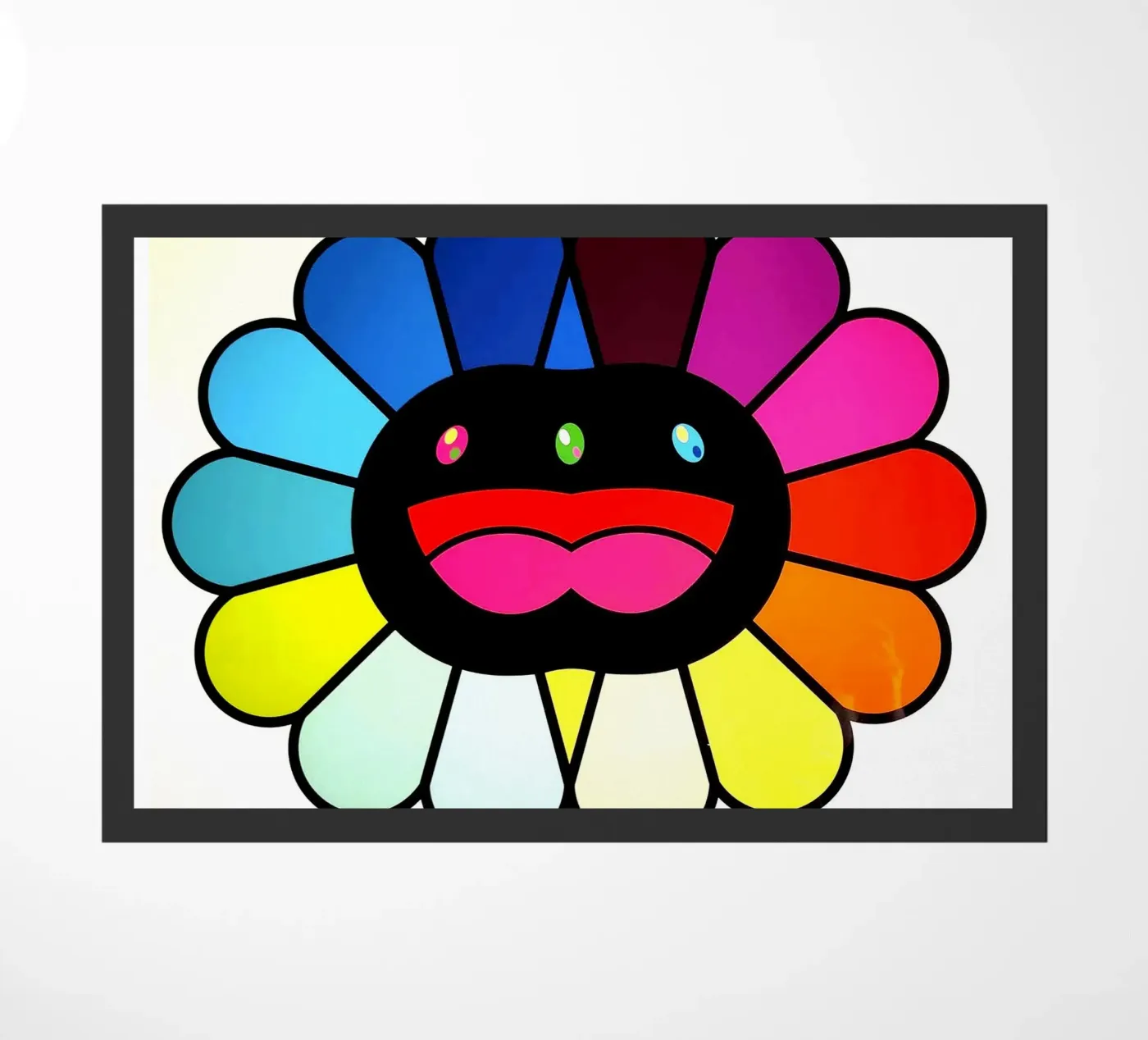 Multicolor Double Face doormat by Ettyhmoz
