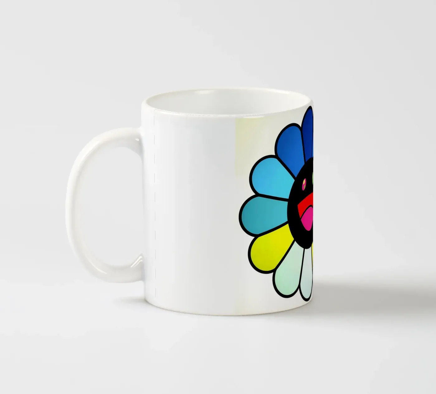 Multicolor Double Face ceramic mug by Ettyhmoz