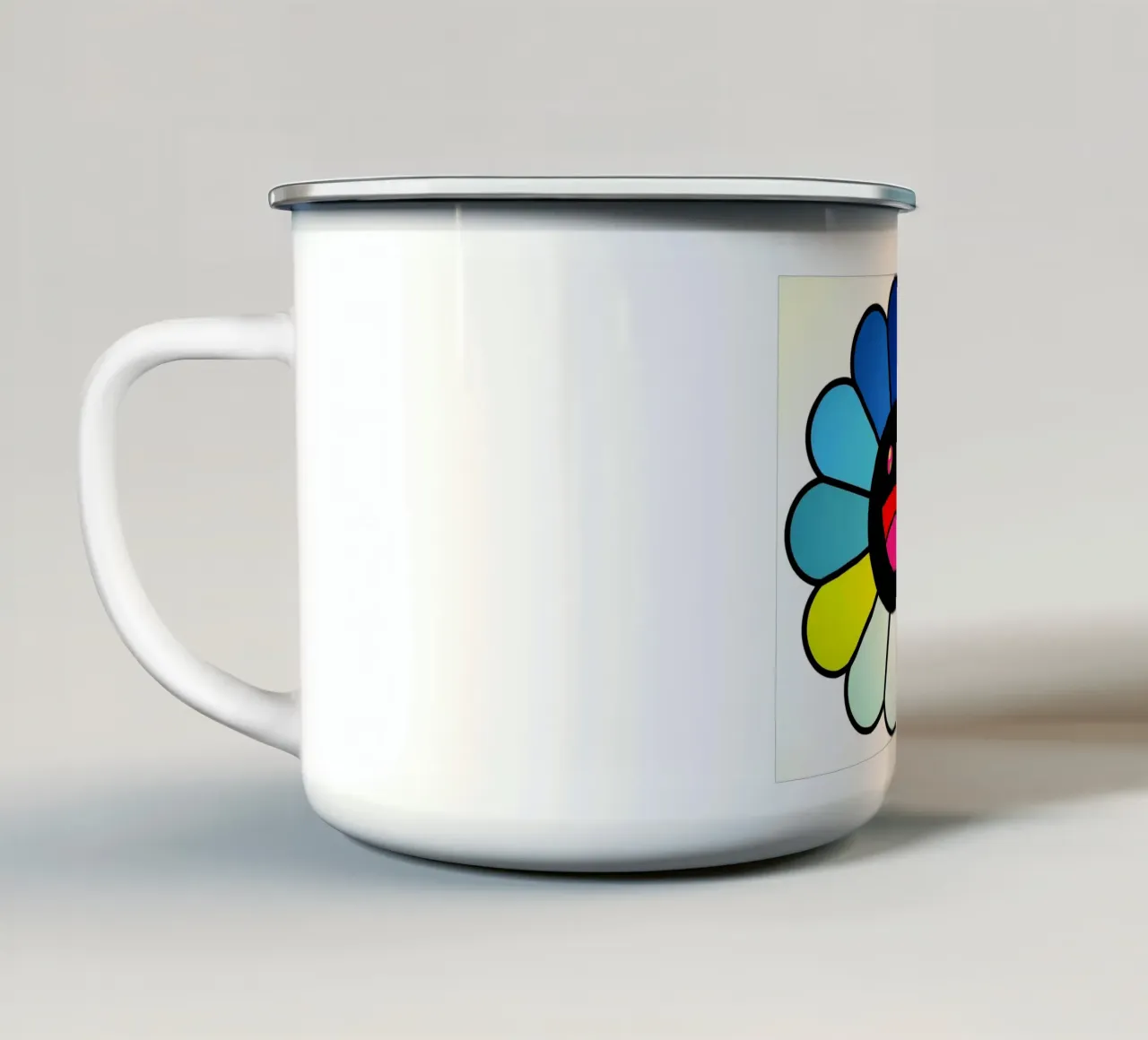 Multicolor Double Face tazza in smalto da Ettyhmoz