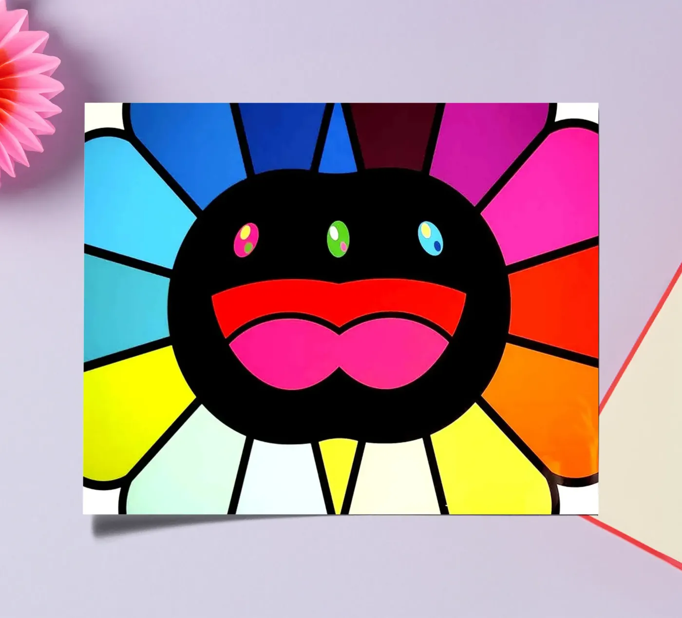 Multicolor Double Face sticker sheet by Ettyhmoz