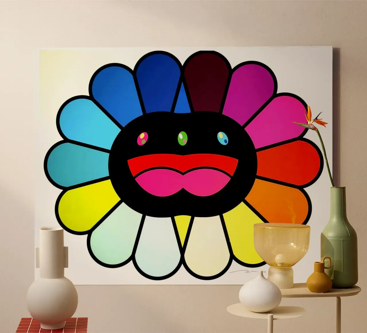 Multicolor Double Face tela con Cornice a cassetta da Ettyhmoz