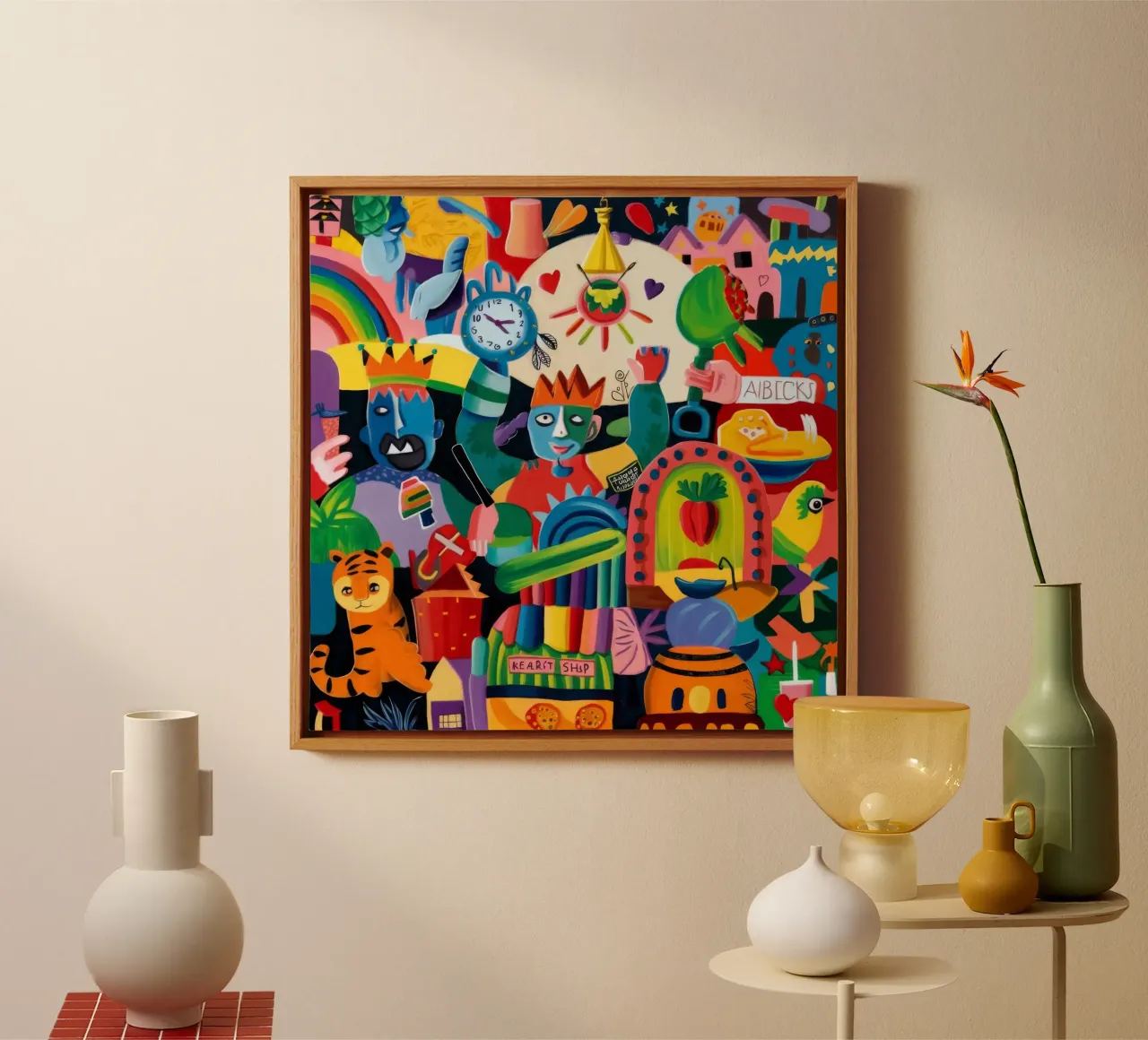 Fröhliche Feier Chaos Leinwand von Monarco Virtuoso