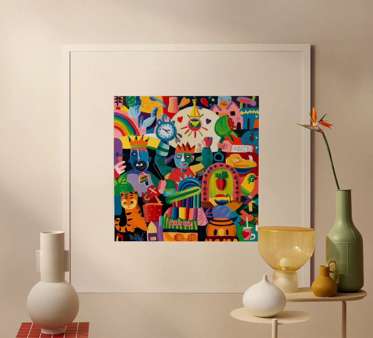 Joyful Celebration Chaos poster by Monarco Virtuoso