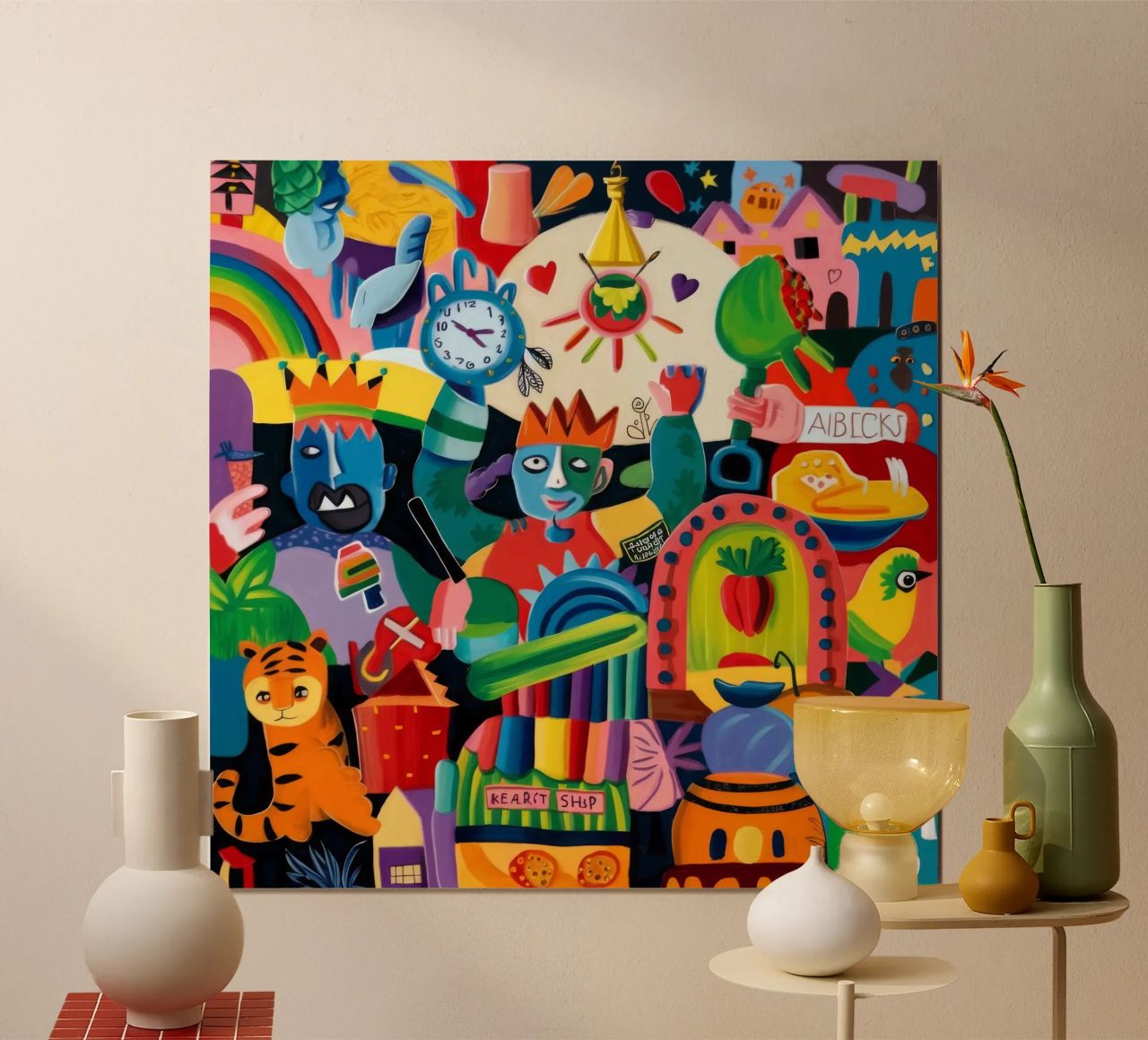 Joyful Celebration Chaos poster by Monarco Virtuoso
