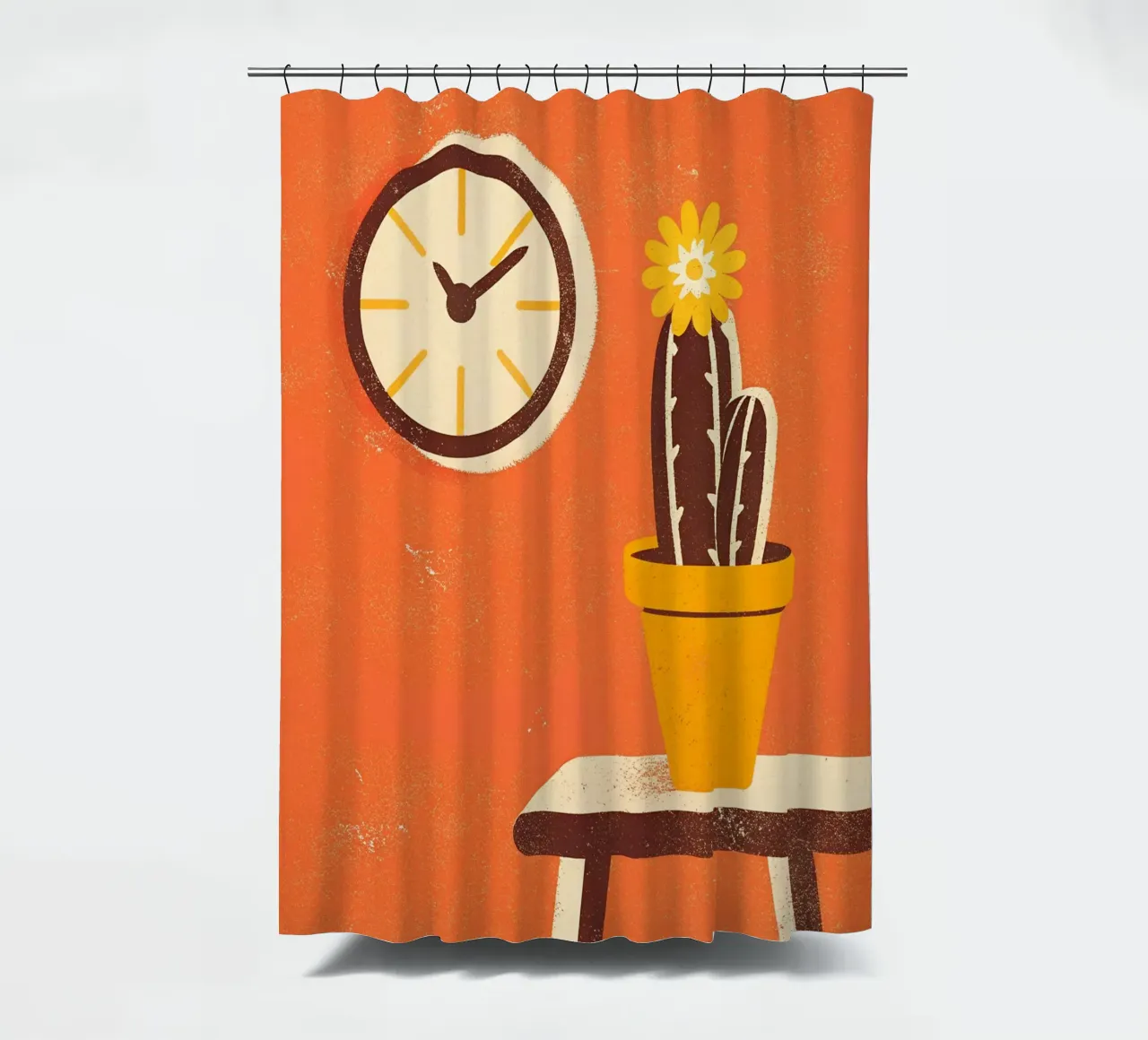 Retro Pop Cactus tenda da doccia da THE LATEST SHOP