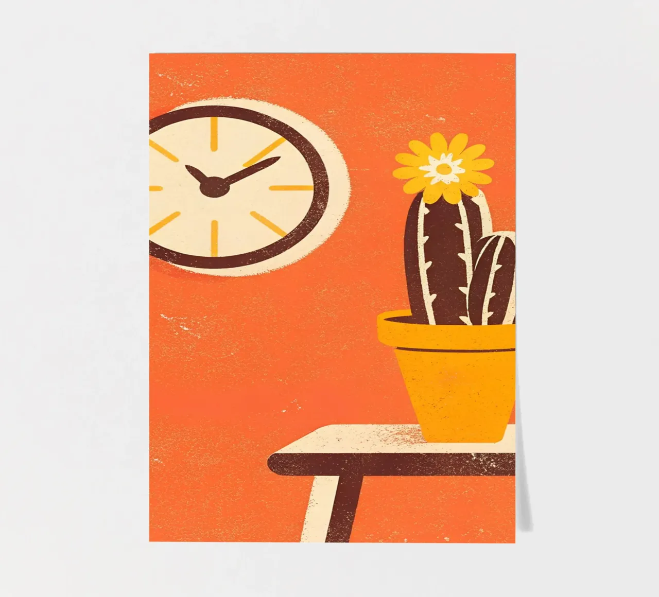 Retro Pop Cactus foglio adesivo da THE LATEST SHOP