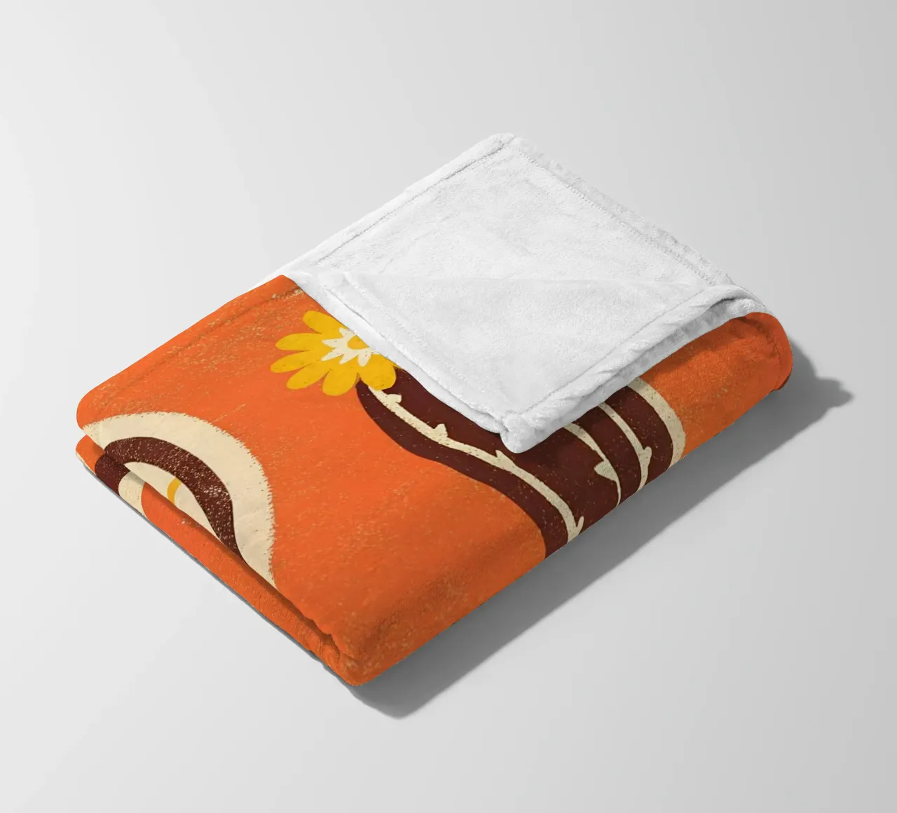 Retro Pop Cactus coperta in pile da THE LATEST SHOP