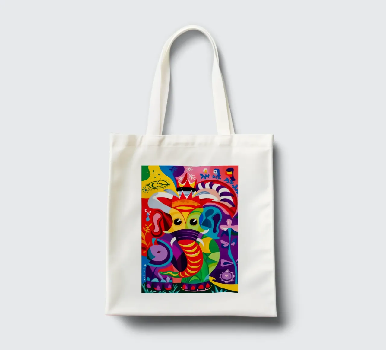 Radiant Mythical Beast tote bag by Monarco Virtuoso