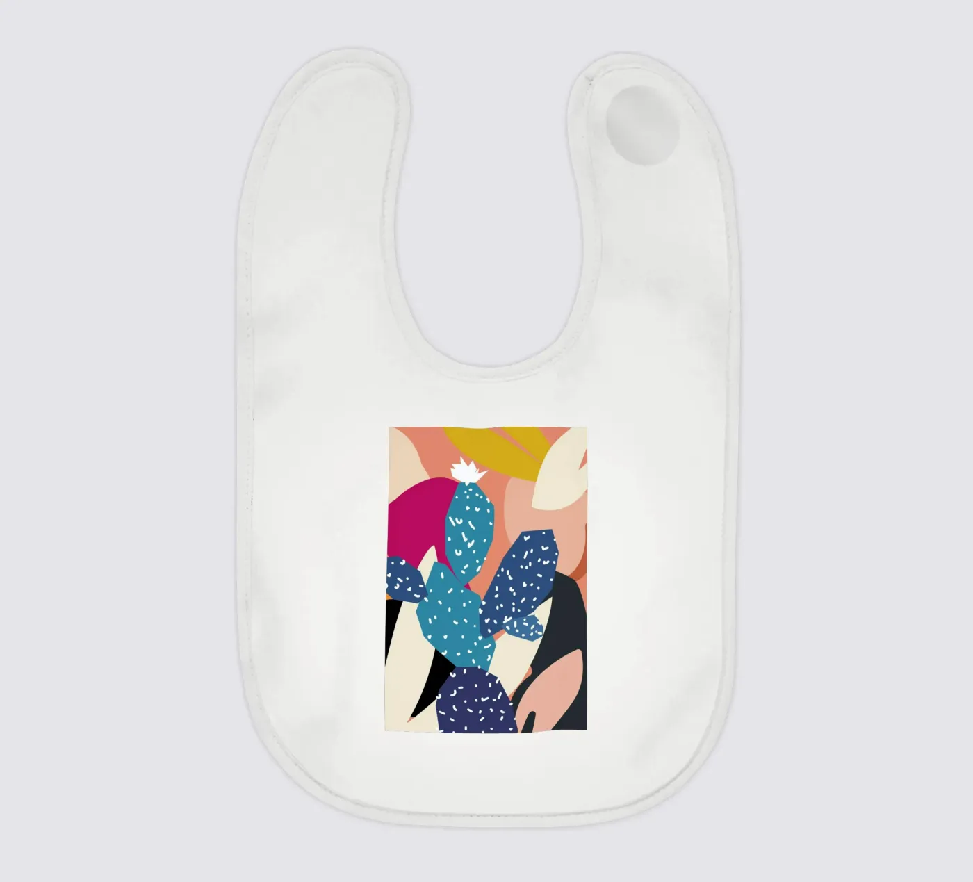Cacti baby bib by Pure