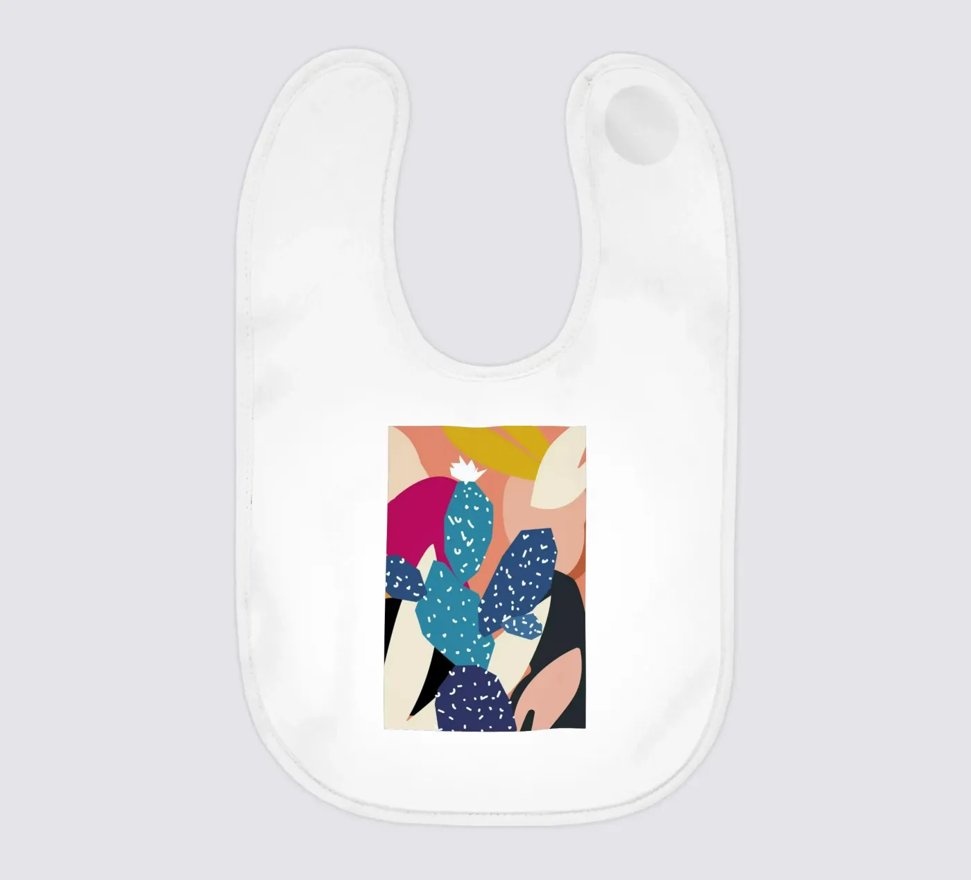 Cacti baby bib by Pure