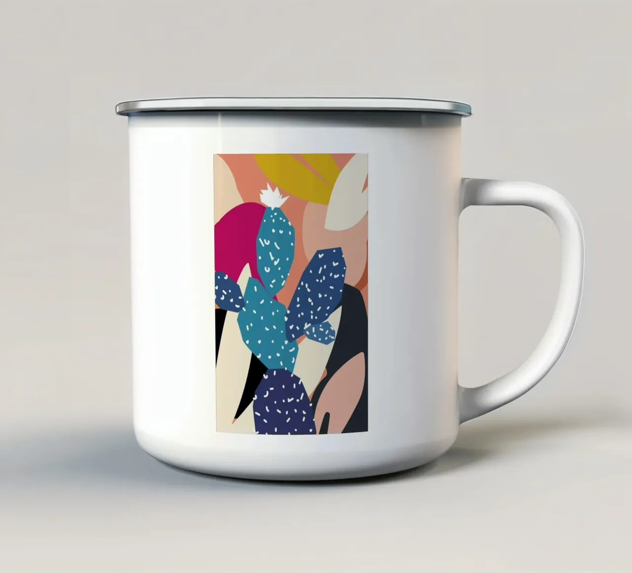 Cacti tazza in smalto da Pure