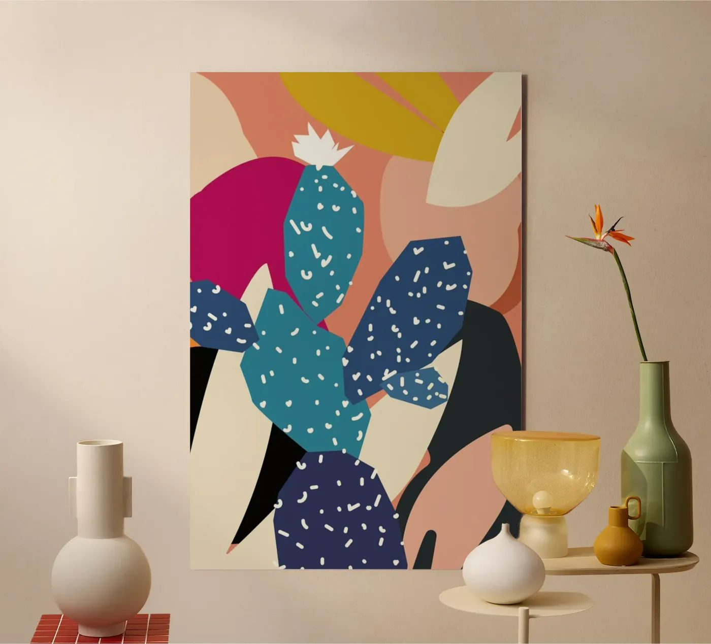 Cacti forex-plaat van Pure